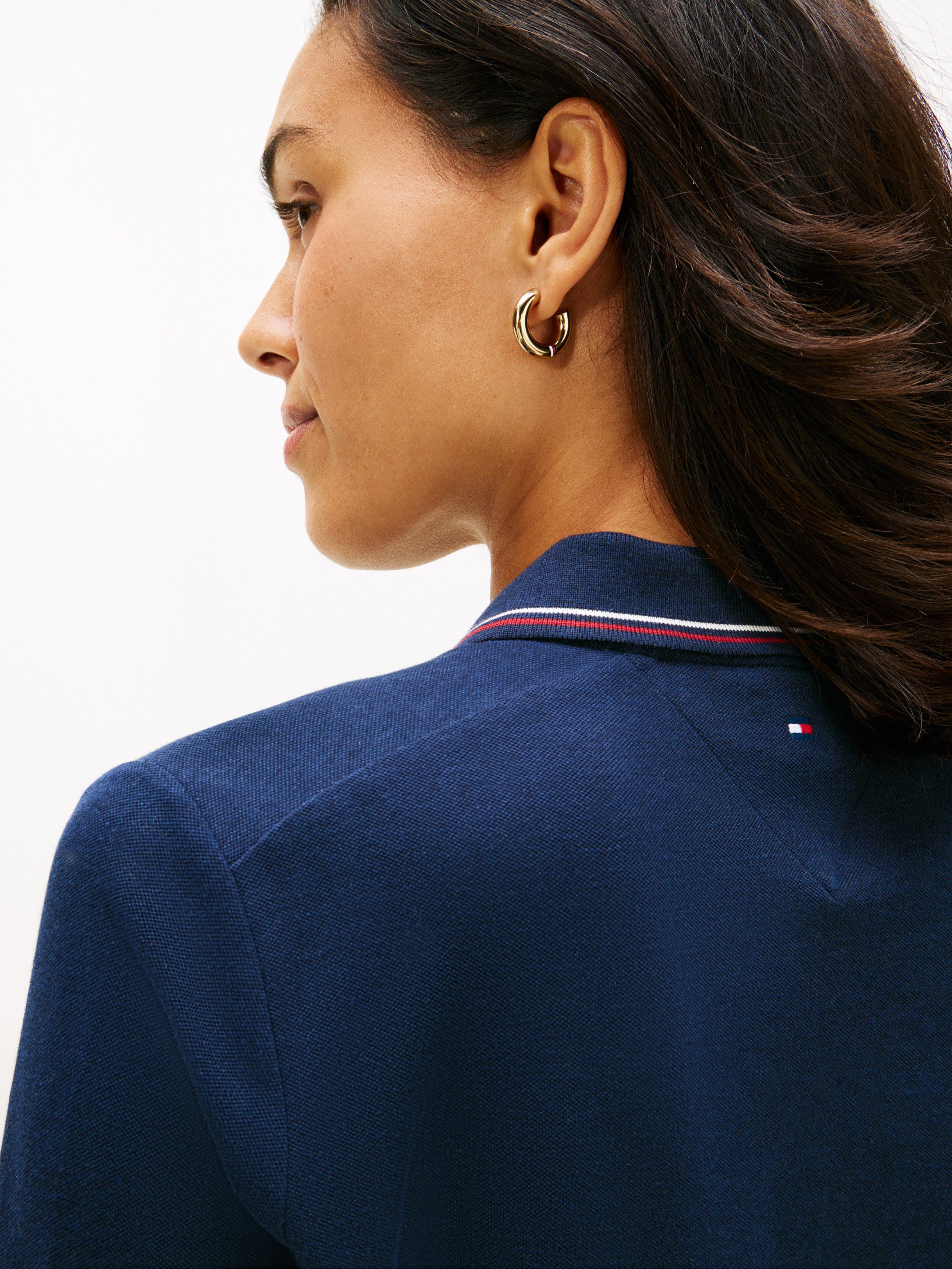 Tommy Hilfiger Poloshirt TH SCRIPT LYOCELL ZIP SS POLO