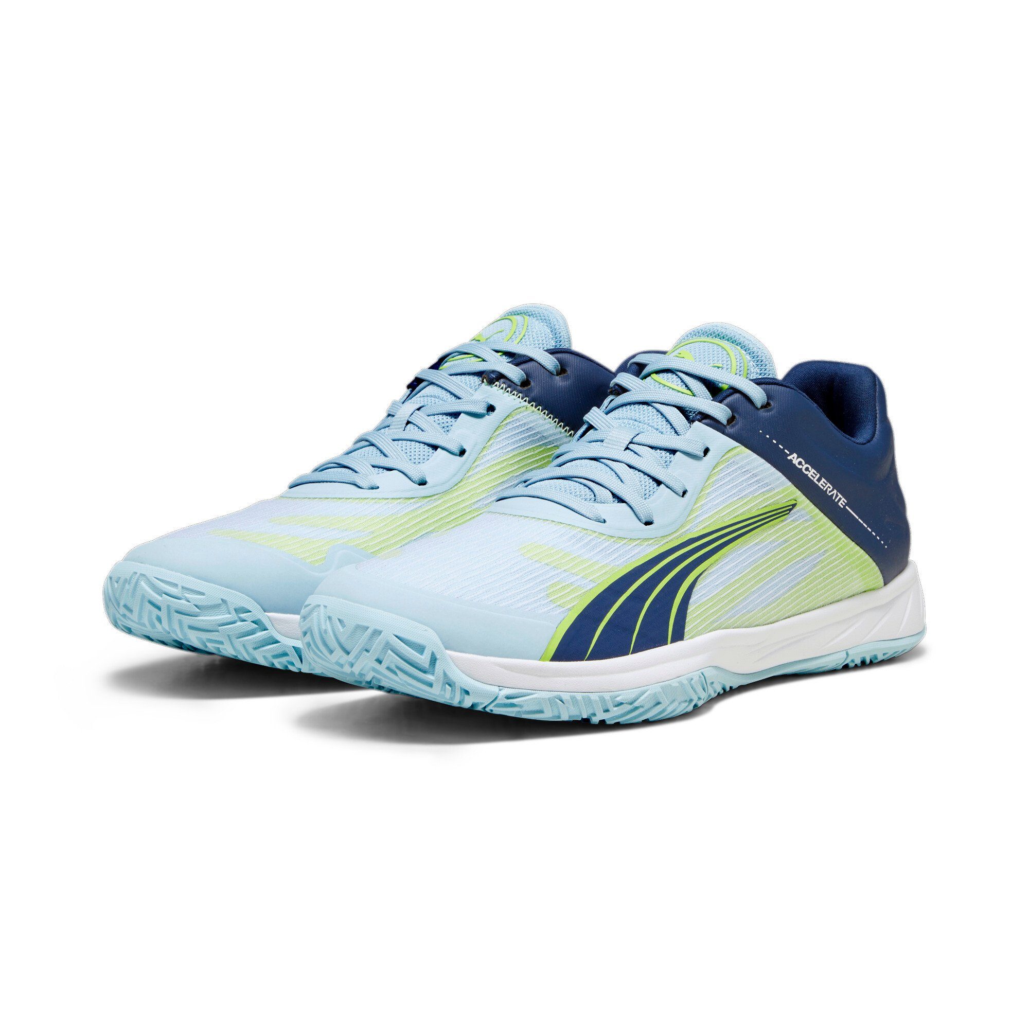 PUMA Accelerate Turbo PUMA WHITE-GREY DAWN-SAFETY YE Handballschuh