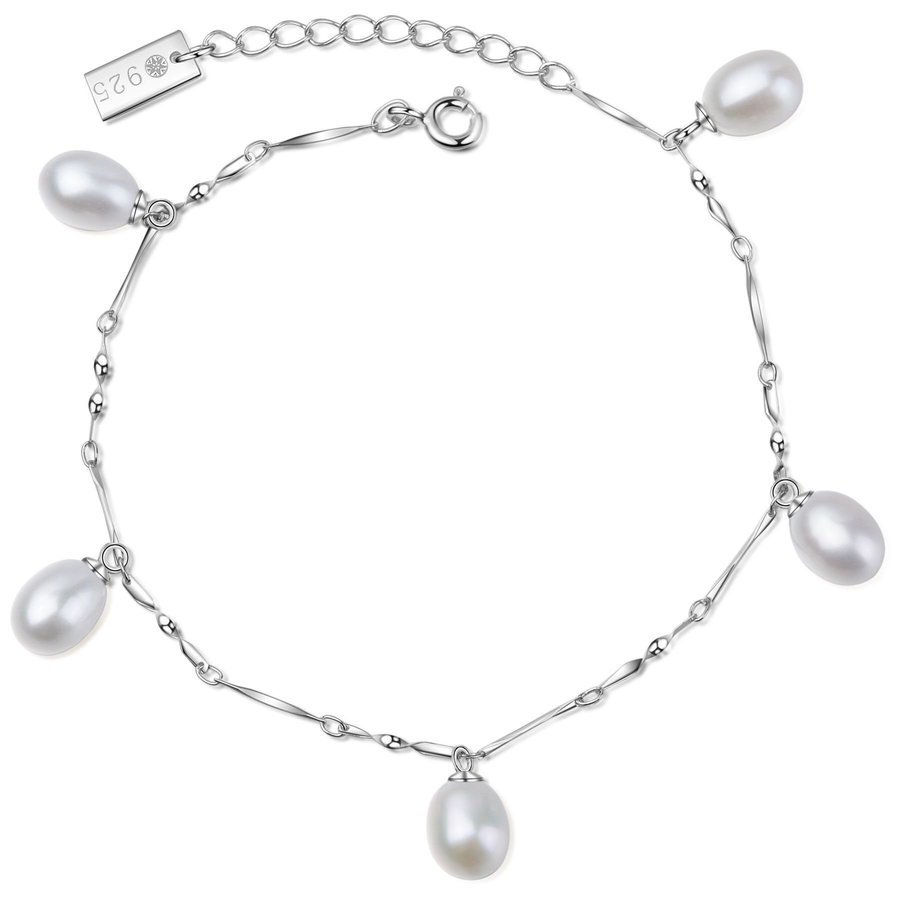 AILORIA Armband MAIKO armband silber/weiße perle, Armband Silber/weiße Perle