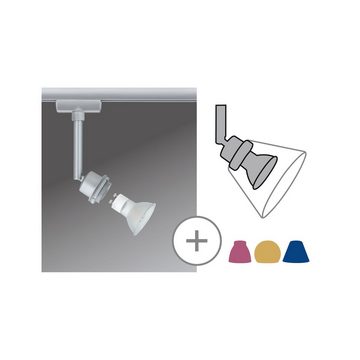 Paulmann Deckenleuchte URail Schienenspot Basic Einzelspot GZ10 250lm 3,5W 2700K, Leuchtmittel wechselbar, Warmweiß, DecoSystems, dimmbar