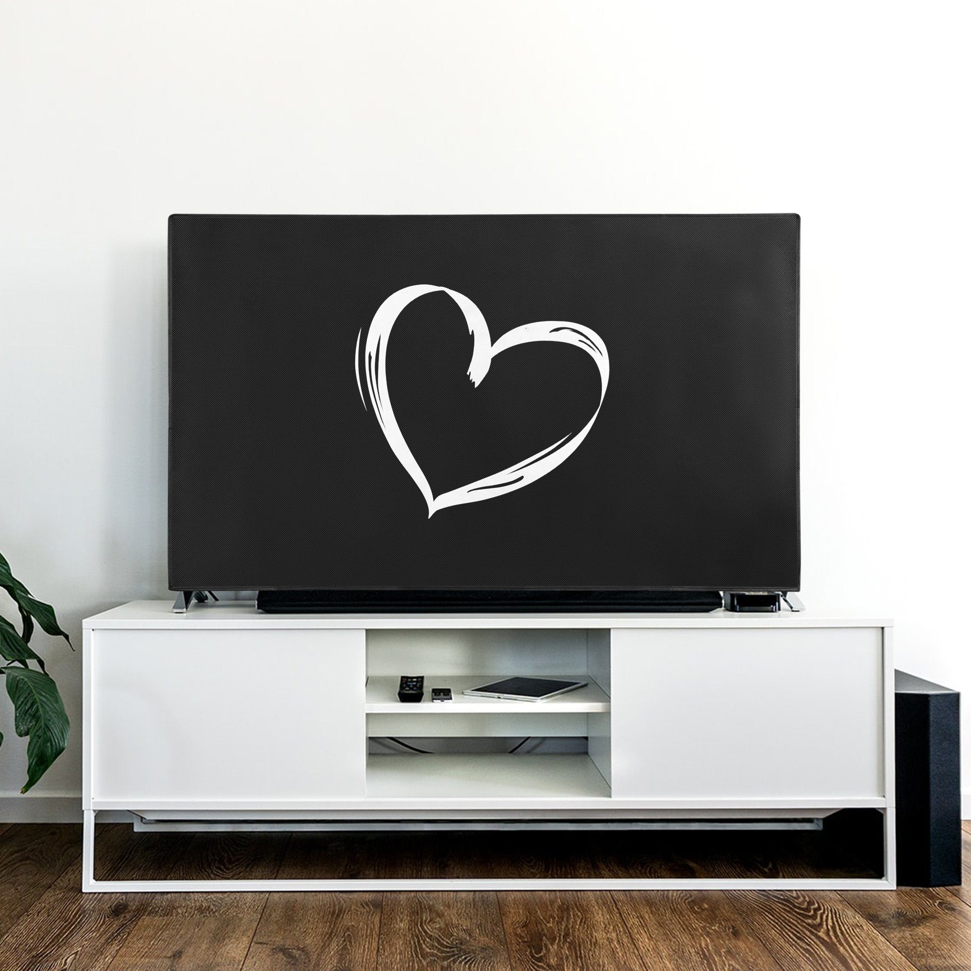 kwmobile Abdeckhaube 49-50" TV Hülle - Fernseher Bildschirmschutz Abdeckung - TV Bildschirm, DER SCHUTZ FÜR DEIN DISPLAY: Schütze den Bildschirm Deines – Bild 2 von 5