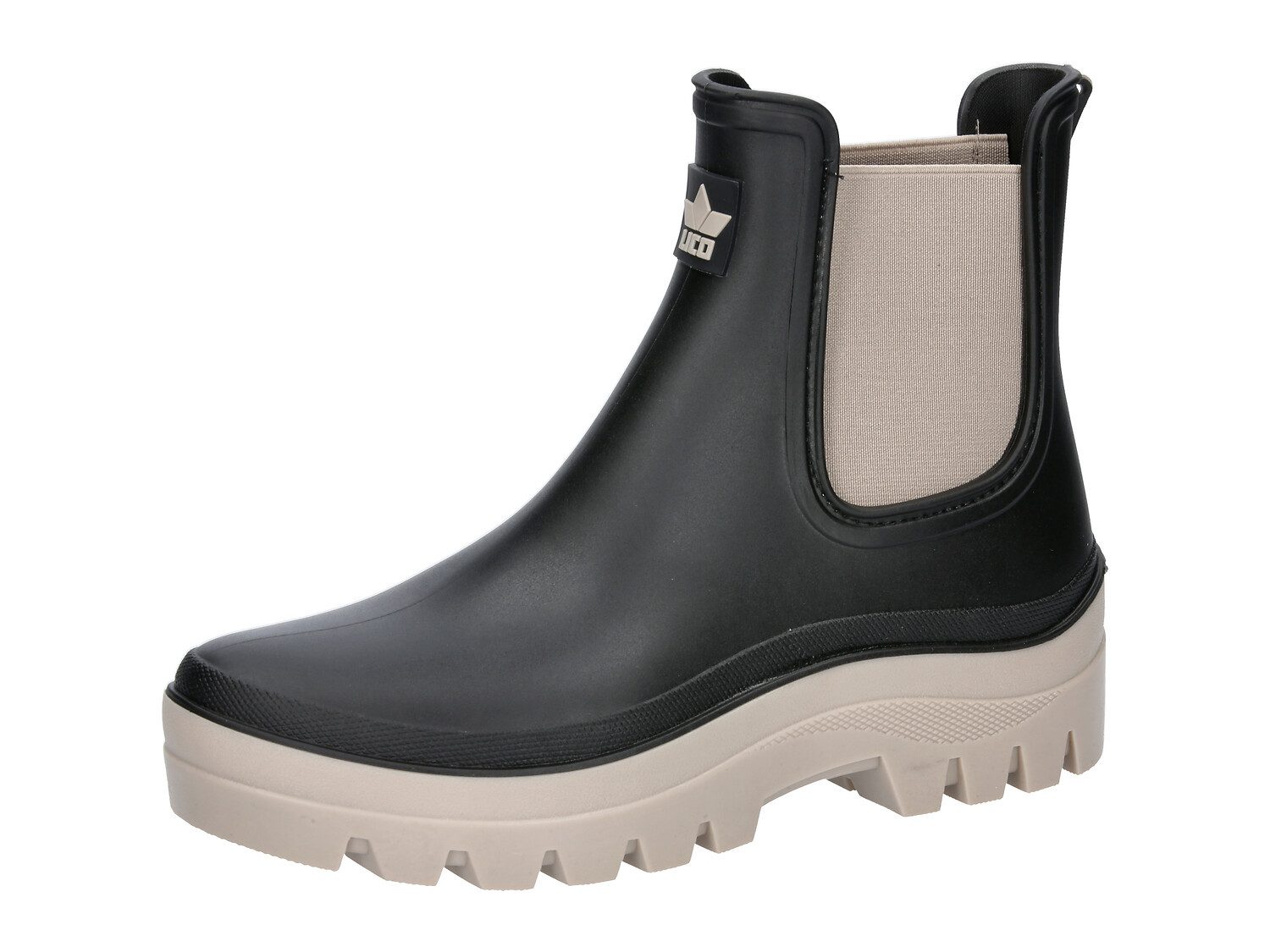 Lico LICO Damen Gummistiefel Neptuna 730082-7008 schwarz/beige Gummistiefel