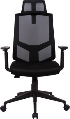 INOSIGN Chefsessel Netti, Schreibtischstuhl, hochwertige ergonomische Ausstattung, Kopfstütze, Armlehnen & Rückenlehne verstellbar