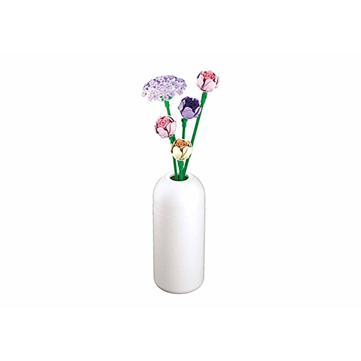 Brandunit Klemmbausteine Pleyerid Pfingstrosen in Vase lila