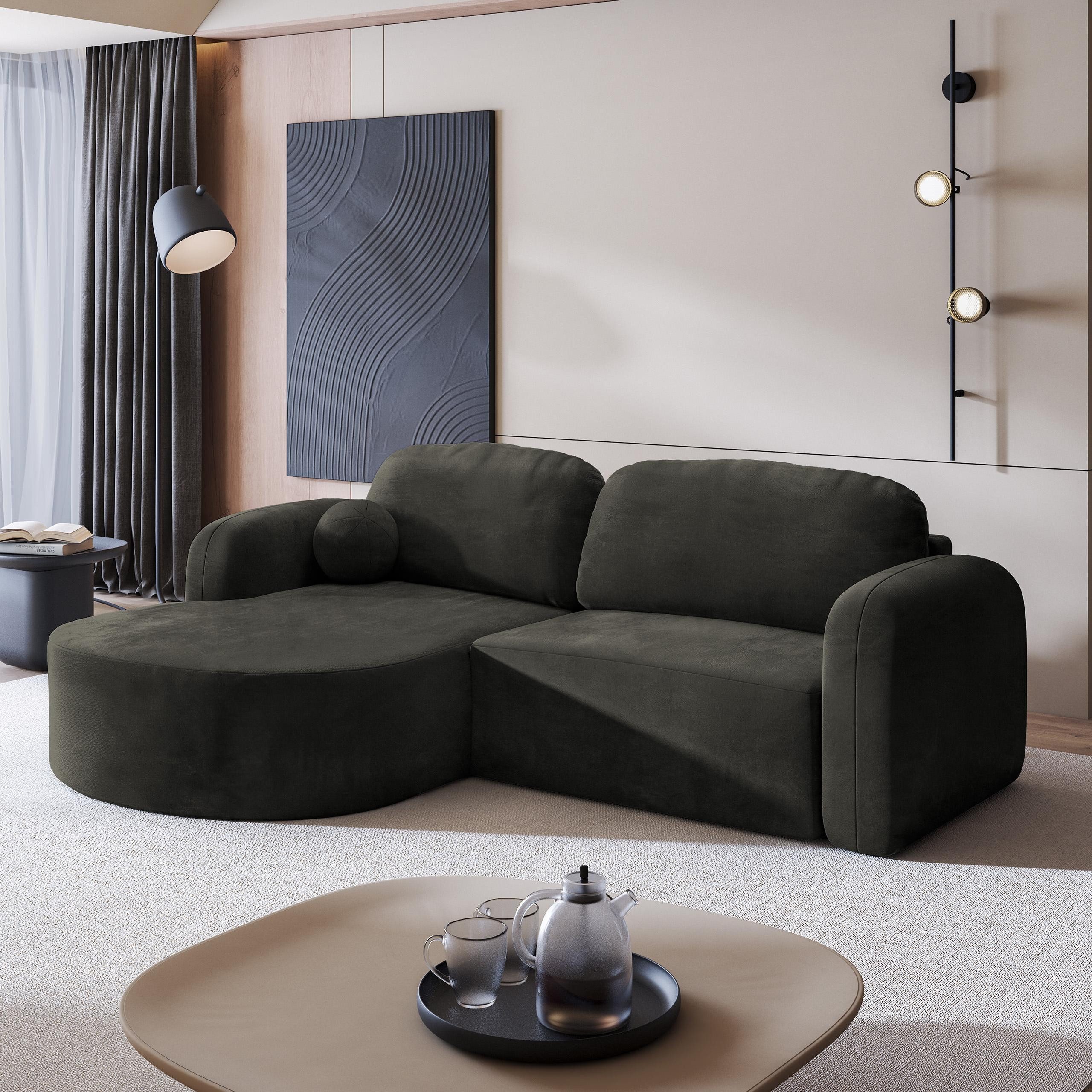 Masseno Ecksofa AMILIA mit Schlaffunktion L-Form, günstig online kaufen