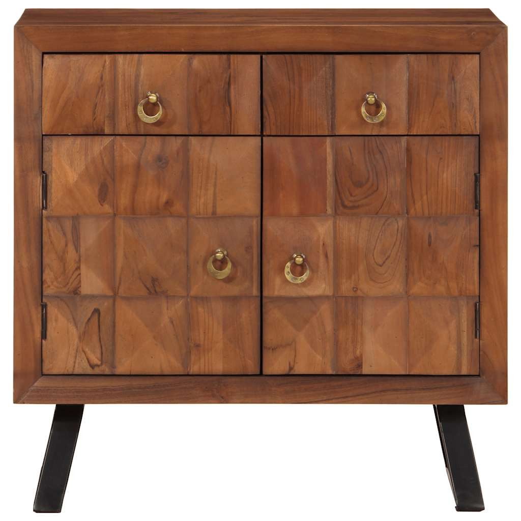 vidaXL Sideboard Schubladenschrank Honigbraun 70x35x70 cm Massivholz (1 St)