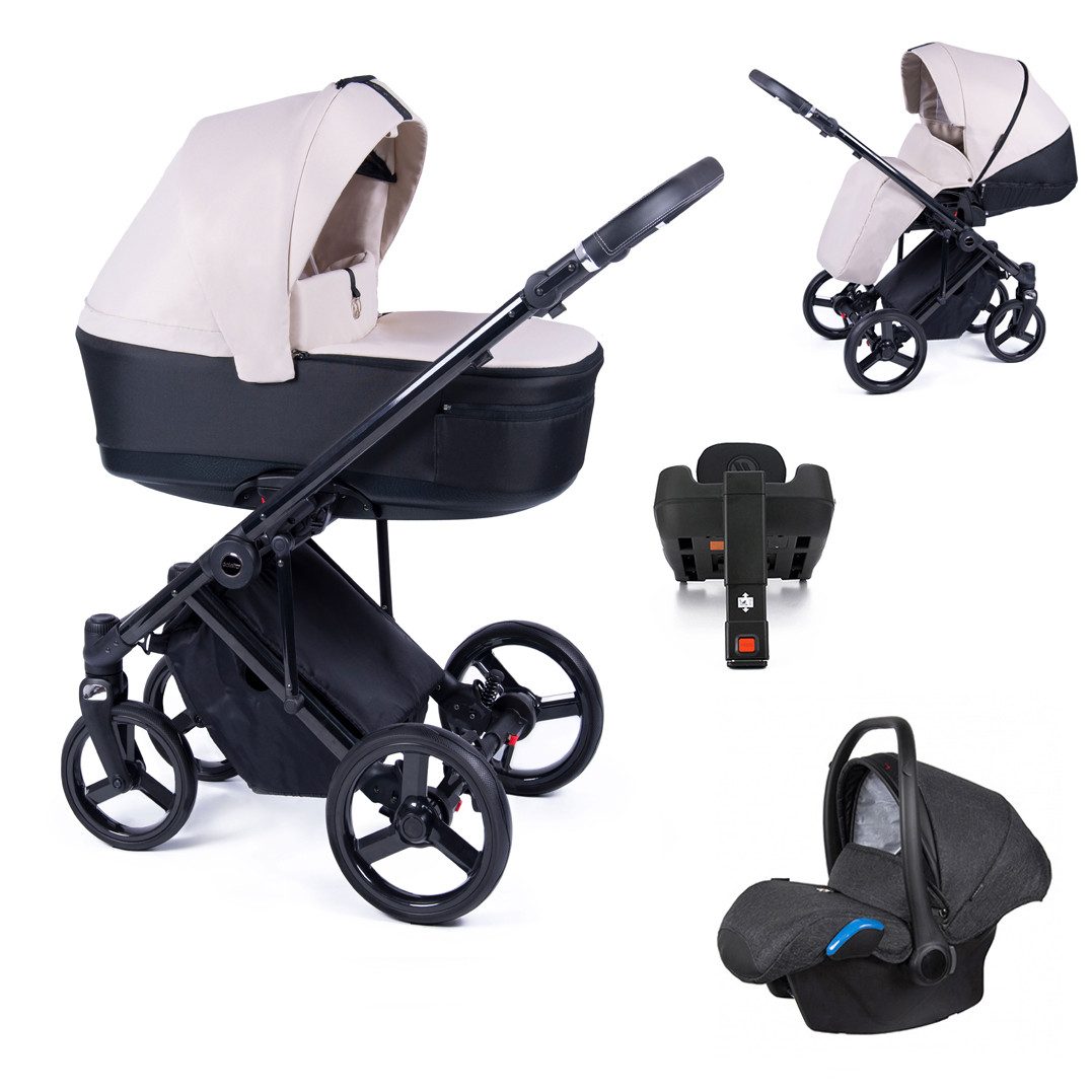 Coletto Kombi-Kinderwagen Fado 5 in 1 inkl. Sportsitz, Autositz, Iso und Zubehör in 10 Designs