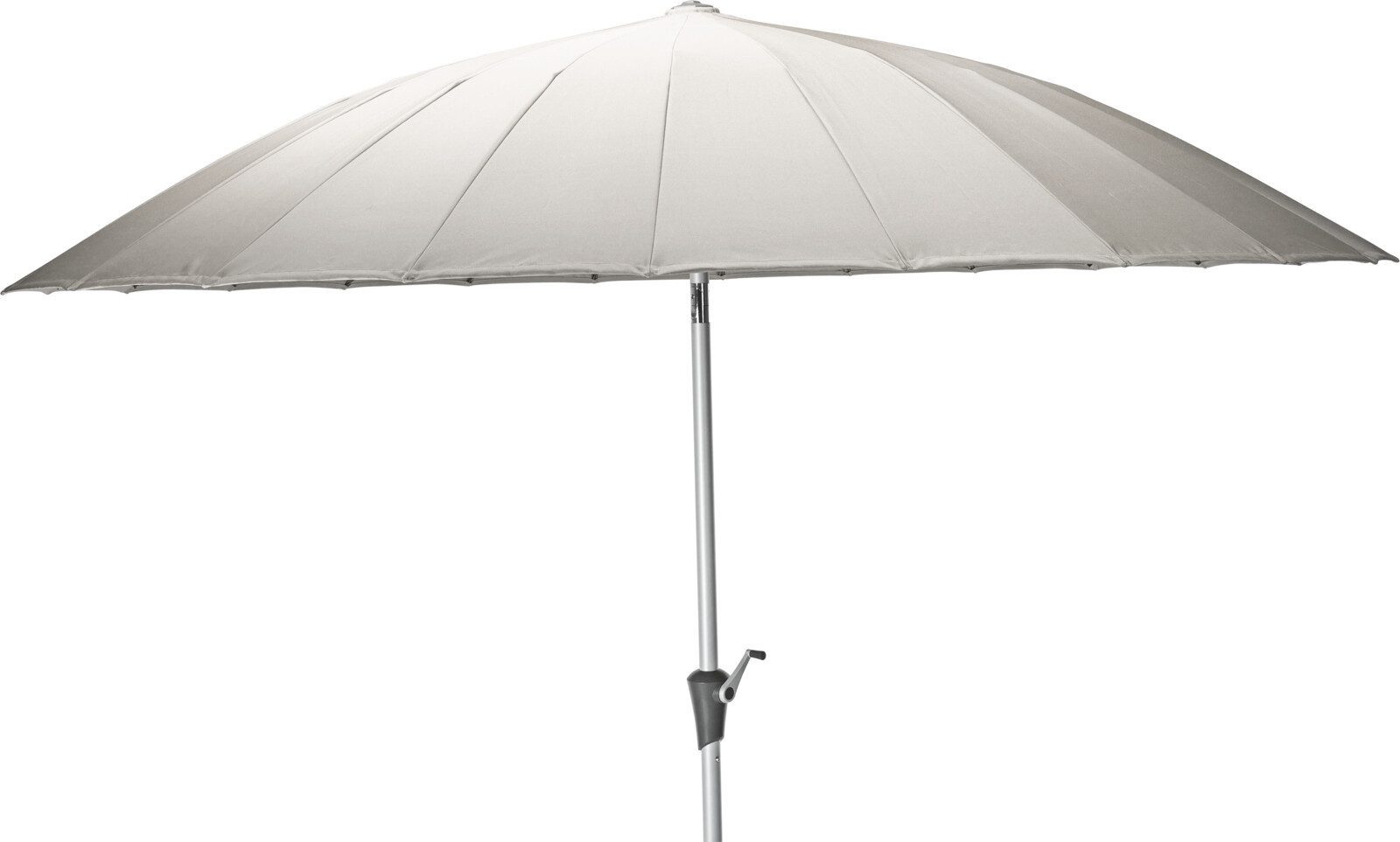 Sonnenschirm Sonnenschirm SEOUL taupe D 280 cm braun Ampelschirm Gartenschirm