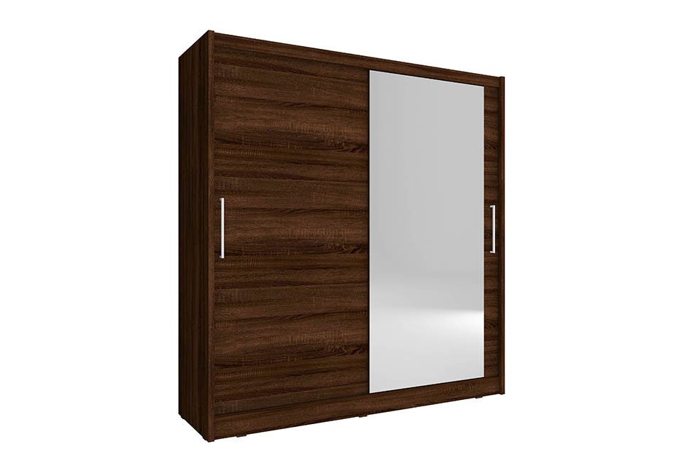 Xlmoebel Kleiderschrank Garderobenschrank mit vielseitigen Regalen und Kleiderstangen (Kleiderschrank MAJA I 200) Hergestellt in Europa
