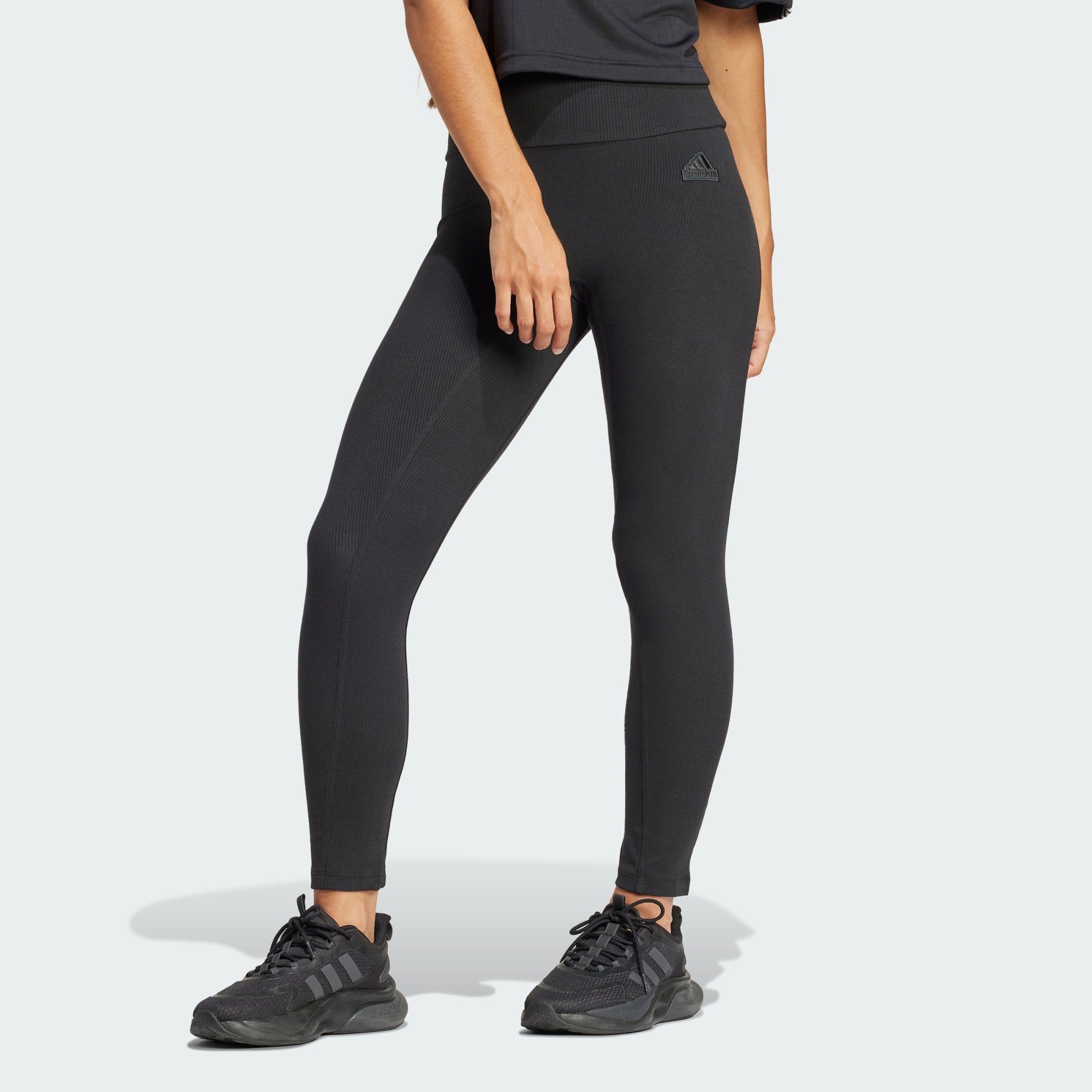 HIGH-WAIST adidas Leggings RIBBED LOUNGE 7/8-LEGGINGS Sportswear