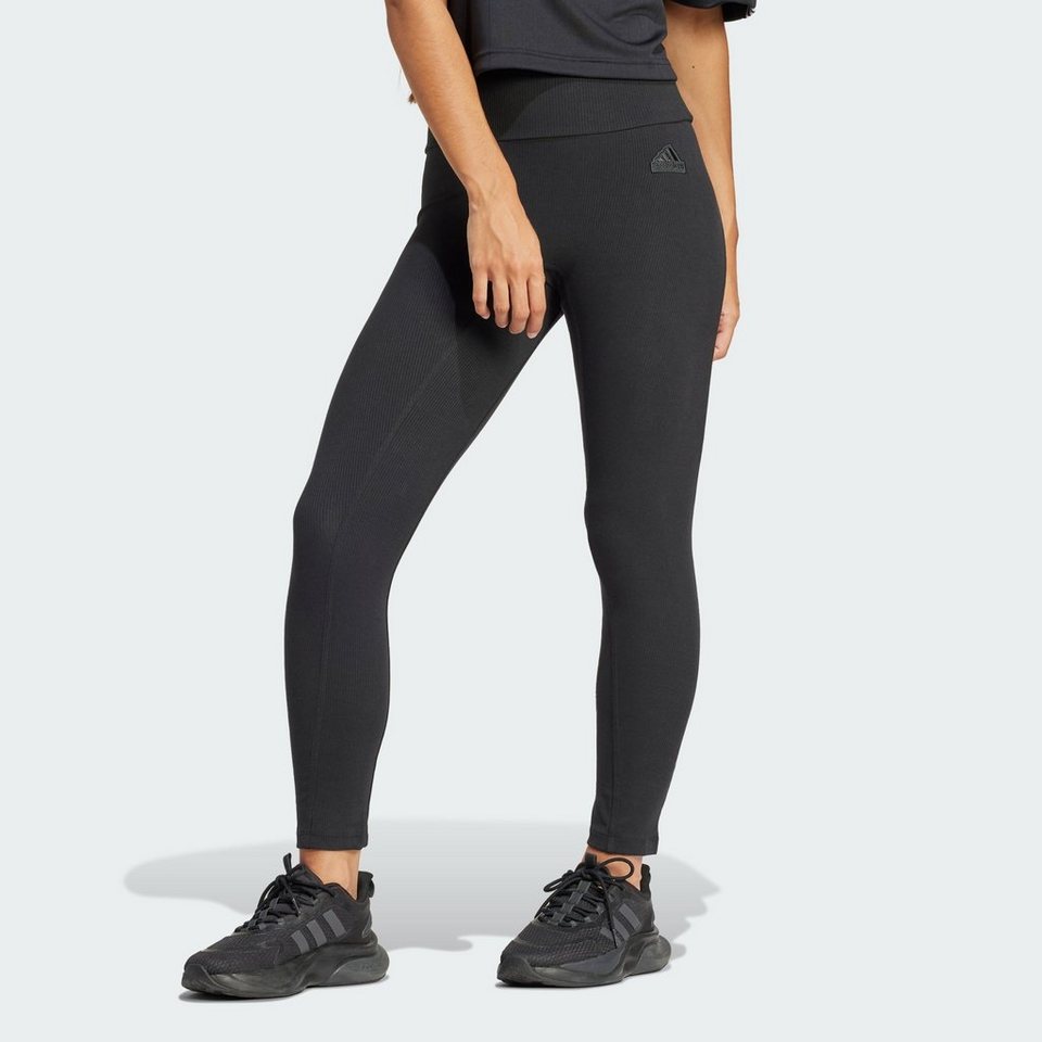 adidas Sportswear Leggings LOUNGE RIBBED HIGH-WAIST 7/8-LEGGINGS