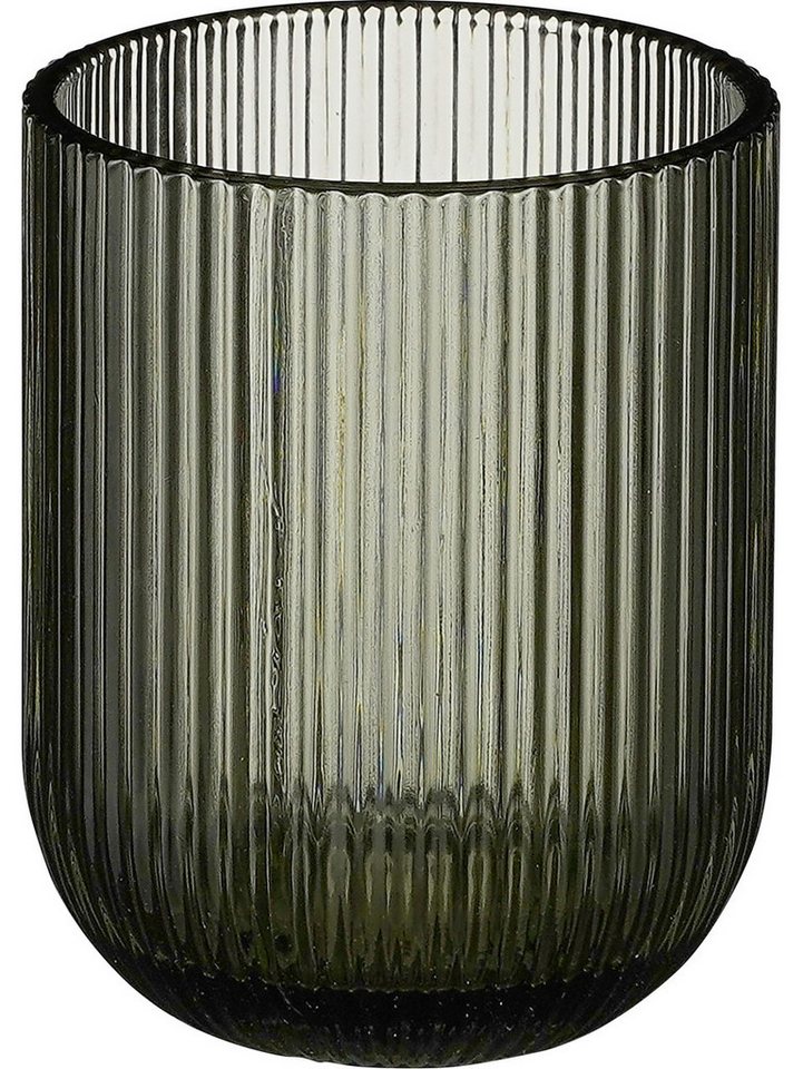 Mica Decorations Glas Mica Merlot Trinkglas grau Glas 9,5 x Ø 7,5 cm, Glas