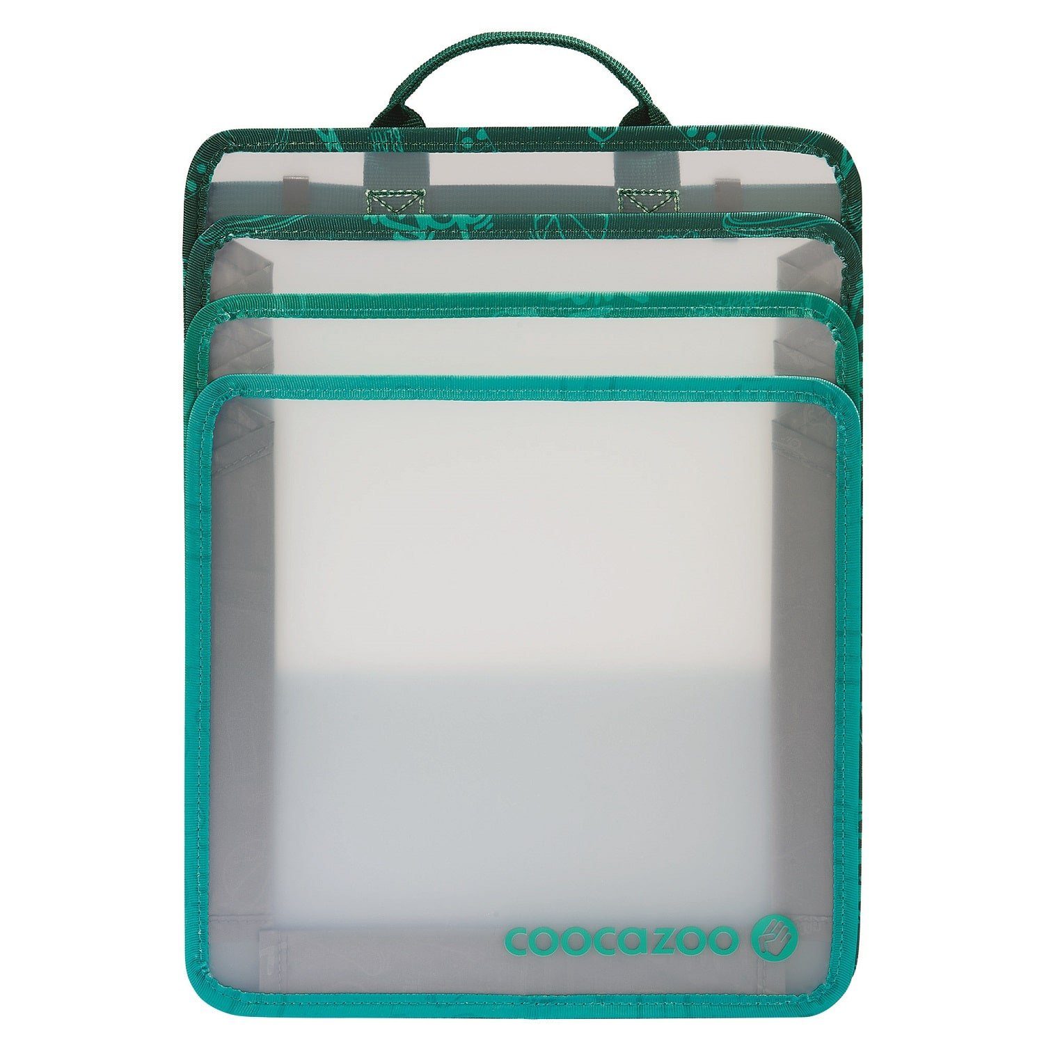 coocazoo Schulranzen Faltbare Heftbox Fresh Mint (1 Stück), Bücherbox DIN A4
