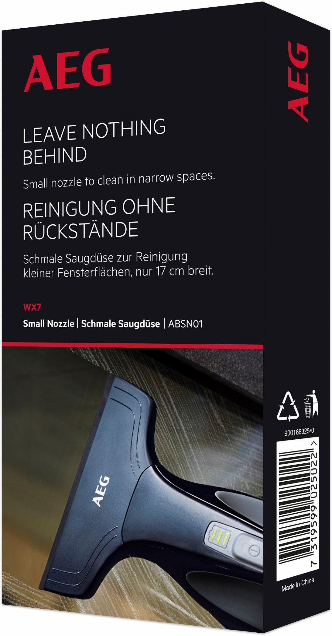 AEG Saugdüse schmal, ABSN 01, Zubehör für alle AEG WX7 Fensterreiniger, (1-tlg), für kleine Fensterflächen