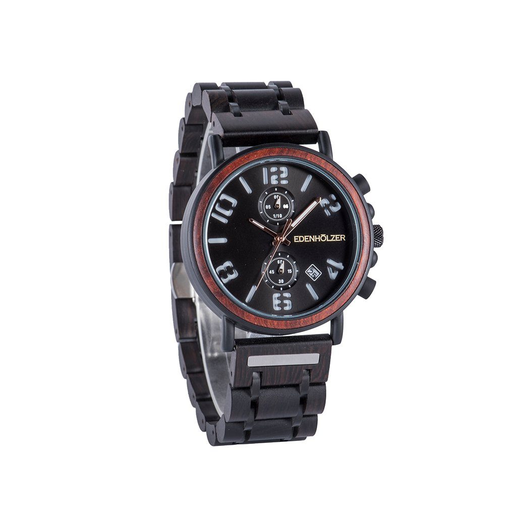 Edenhölzer Quarzuhr Moorea