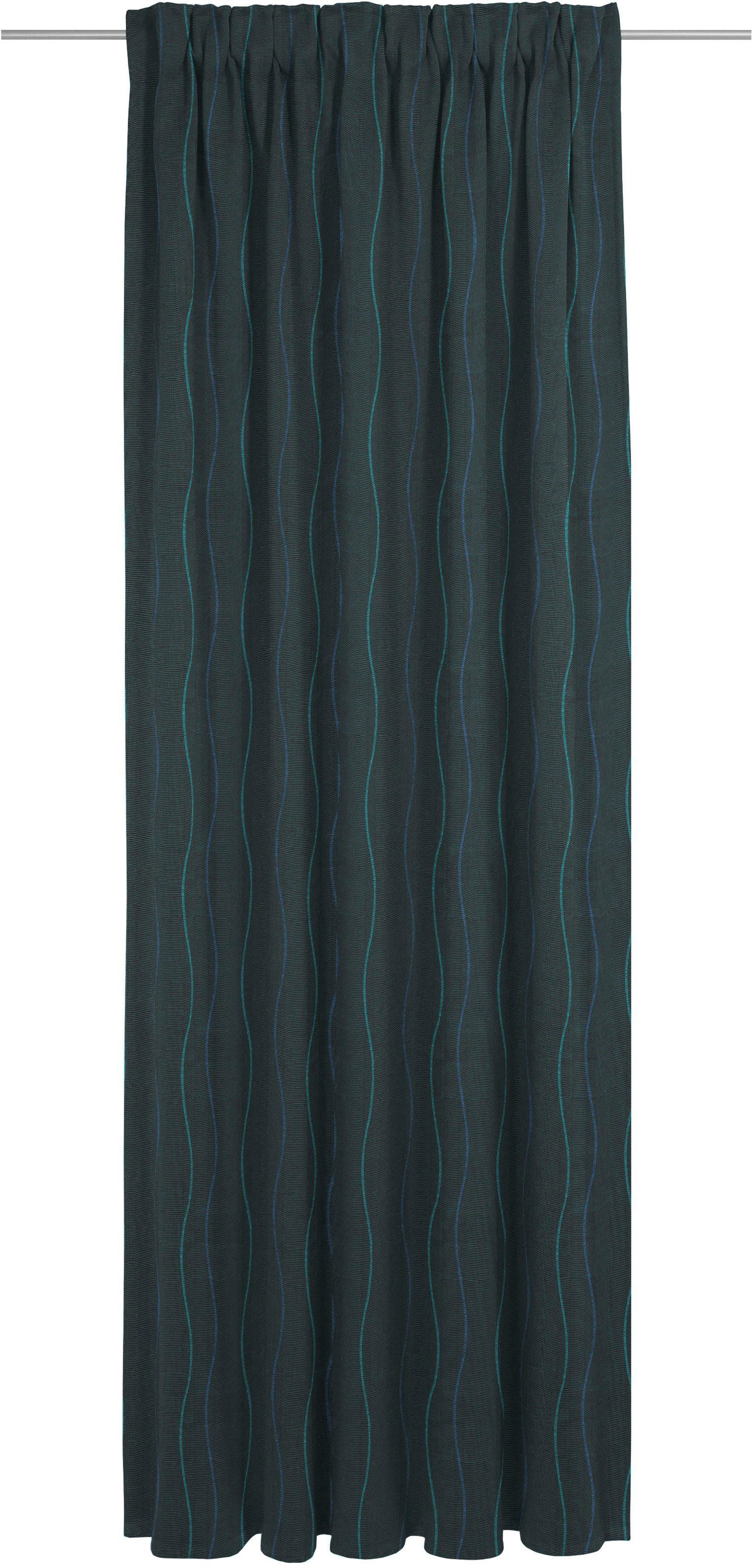 Vorhang Sepino, Wirth, Multifunktionsband (1 St), blau Jacquard blickdicht