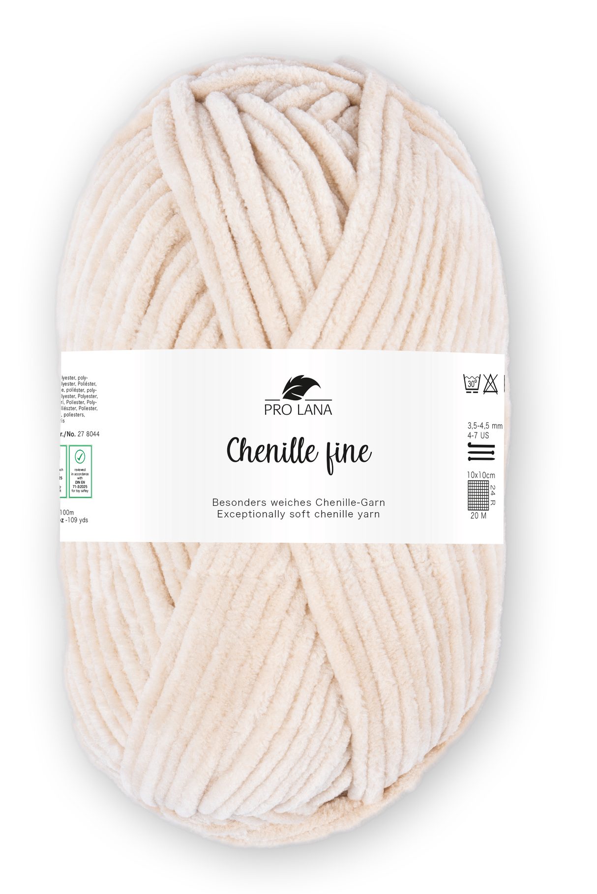 Pro Lana CHENILLE fine 50 g besonders feines, weiches Chenille Garn 100 m Häkelwolle, 100 m (besonders feines, weiches Garn, ideal für kuschelige und hautnahe Projekte), 50 g