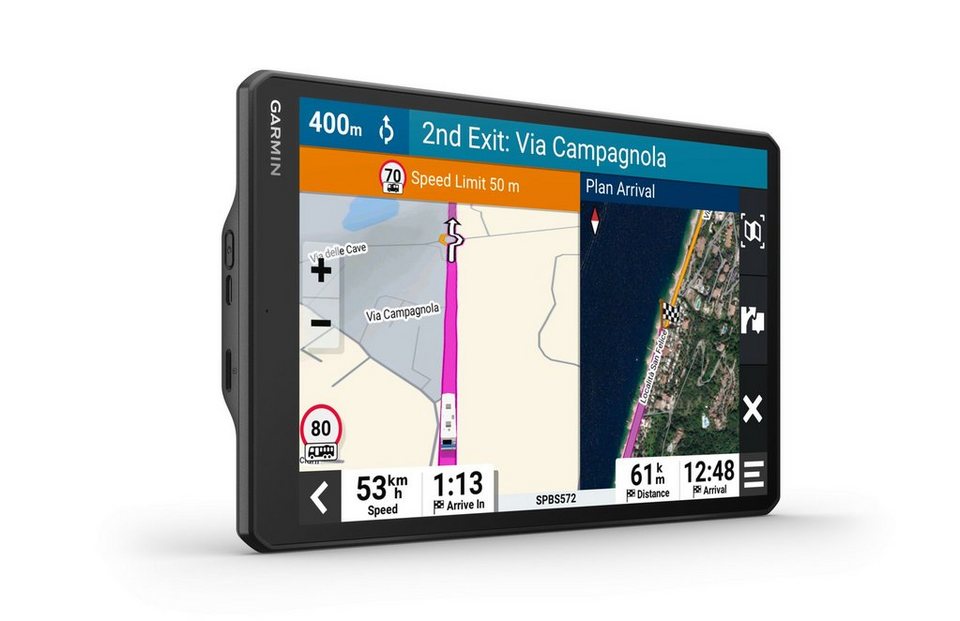 Garmin Camper 1095, EU, GPS Navigationsgerät (Europa (45 Länder), Karten- Updates, Bluetooth)