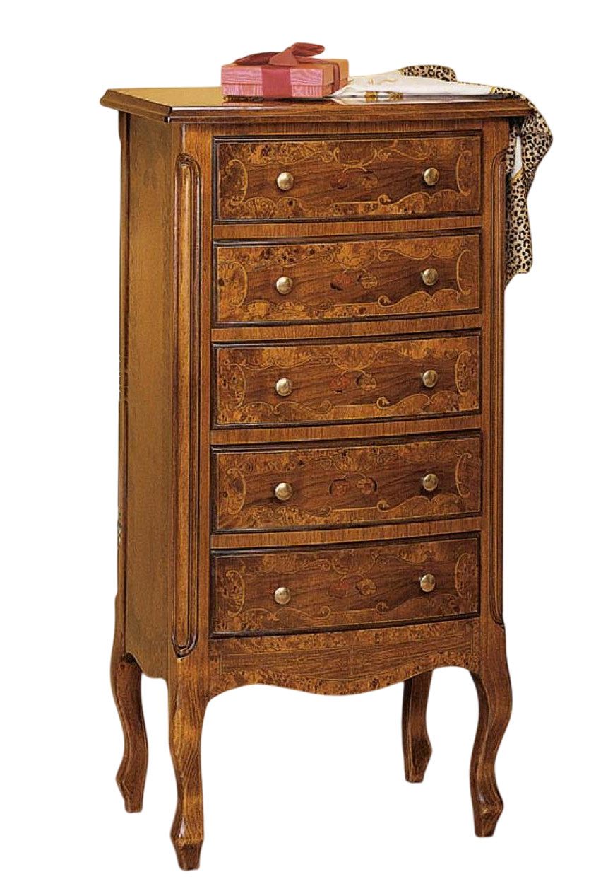 Xlmoebel Schubkastenkommode Klassische Holzkommode mit geräumigen Schubladen und Fächern (Kommode, 1 St., Kommode), Hergestellt in Europa