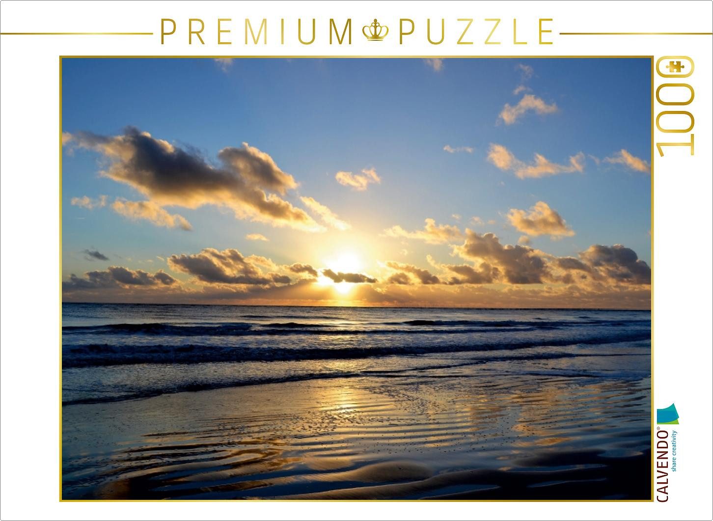 CALVENDO Puzzle CALVENDO Puzzle Sonnenuntergang-Nordsee 1000 Teile Puzzle quer, 1000, 1000 Puzzleteile