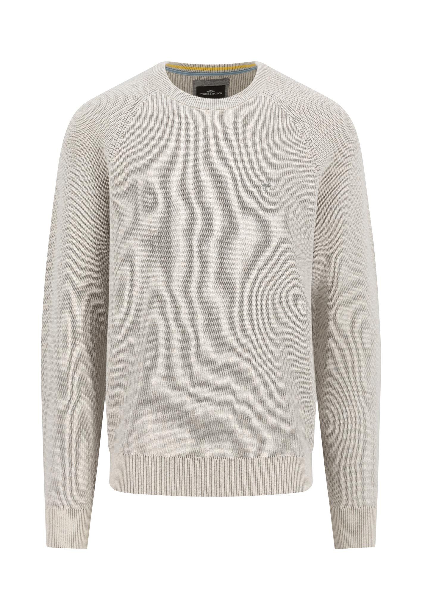 FYNCH-HATTON Strickpullover mit Logo Stickerei günstig online kaufen