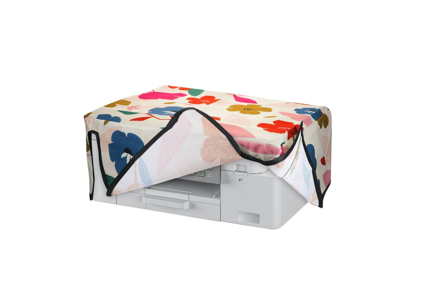 kwmobile Schutz-Set Leinen Cover für Brother MFC-J4335DW Hülle, Tasche für Drucker - Staubschutzhülle Schutzhaube Schutzhülle Design