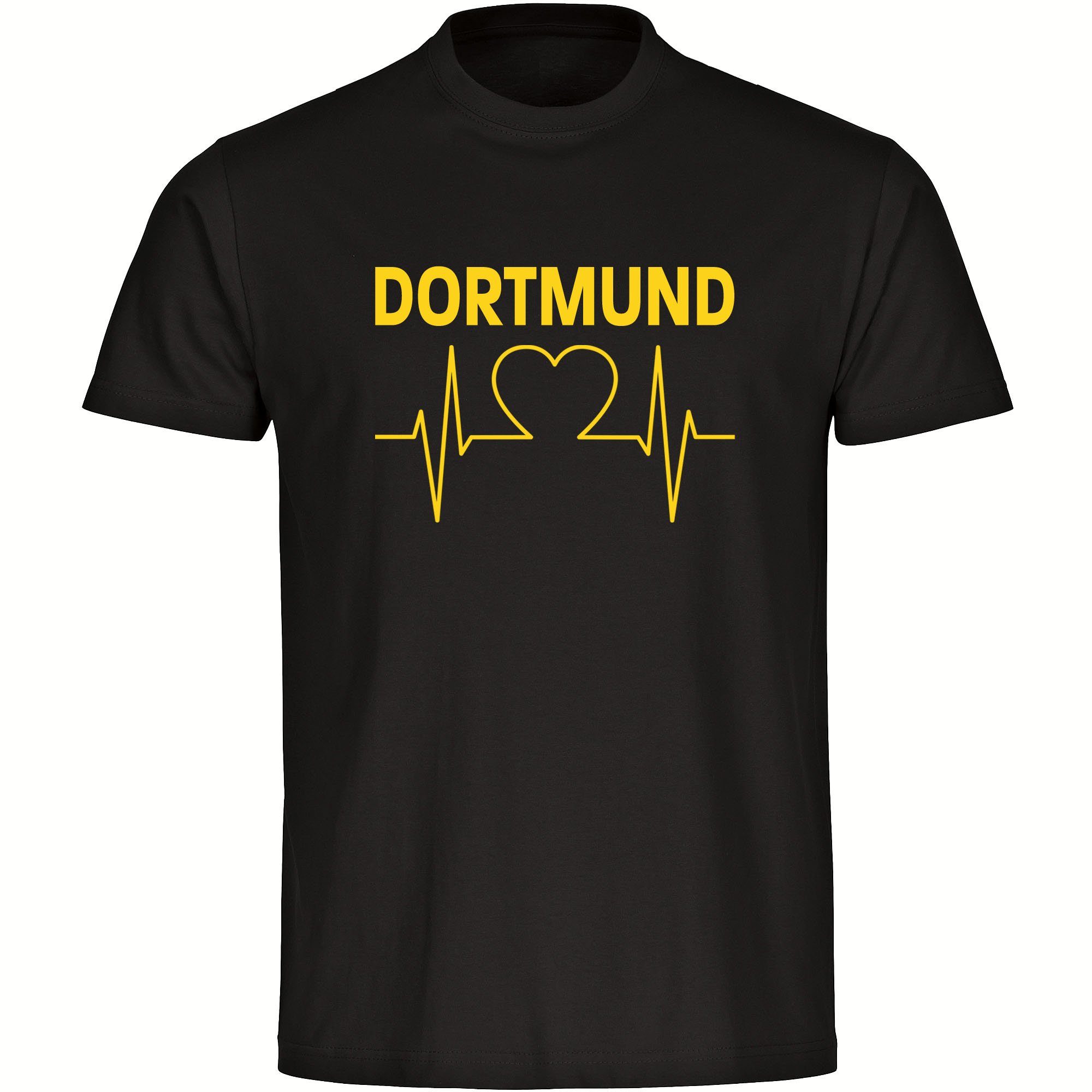 multifanshop T-Shirt Herren Dortmund - Herzschlag - Männer