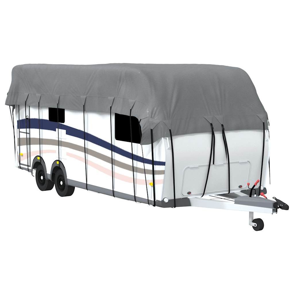 vidaXL Autoplane Dachplane für Wohnwagen Grau 800x300 cm Vliesstoff (1-St)