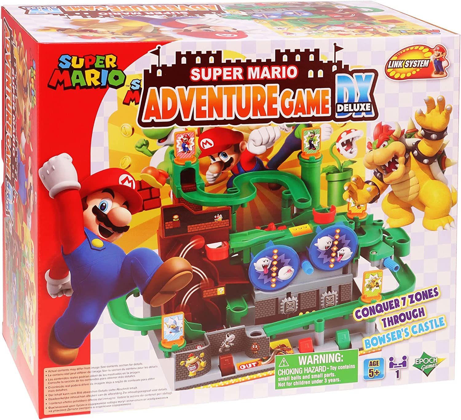 EPOCH Games Spiel, Kinderspiel Super Mario "Adventure Game Deluxe" 1 Spieler ab 5 Jahren