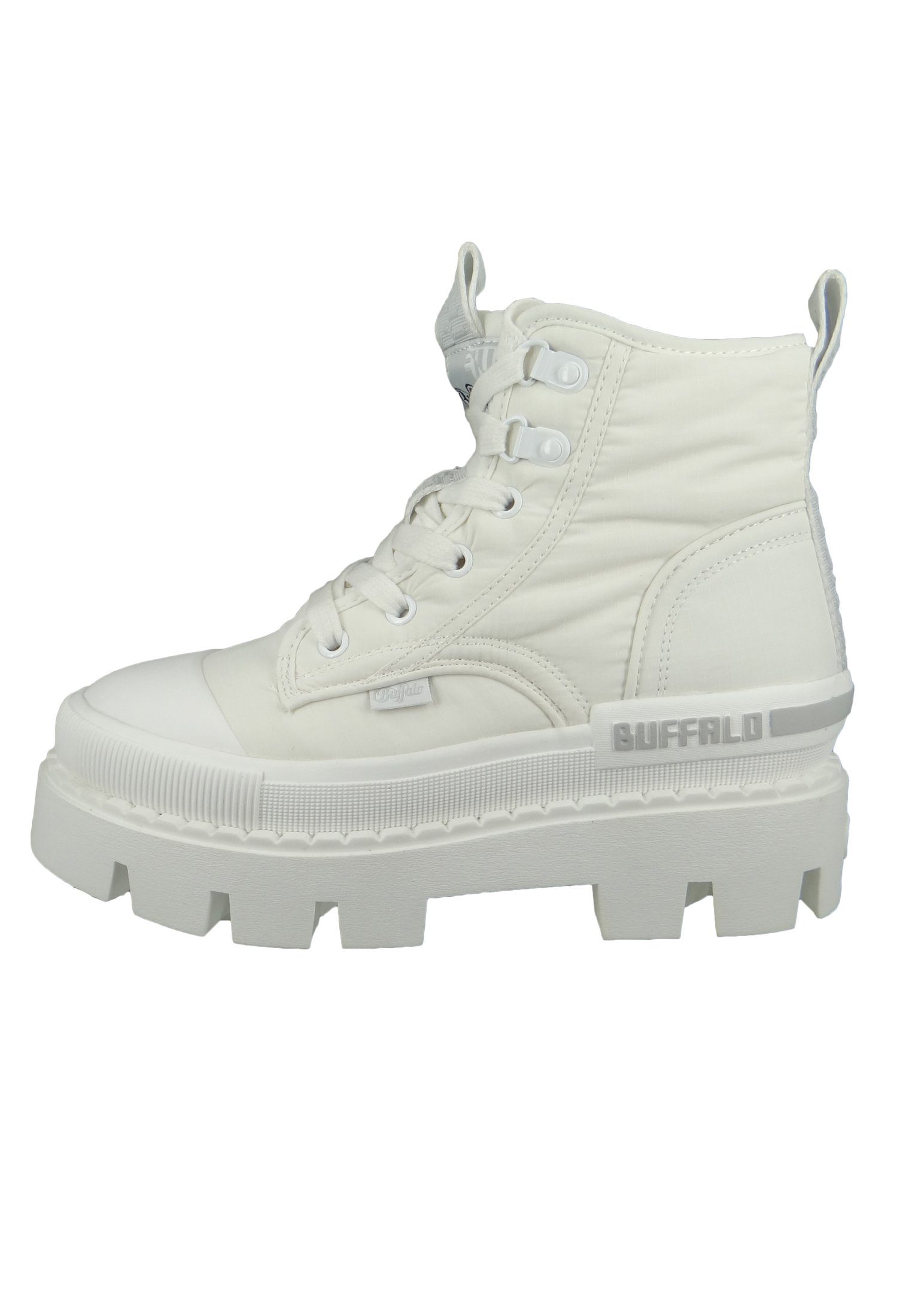 Buffalo 1270067 Raven HI Top Vegan White Sneaker