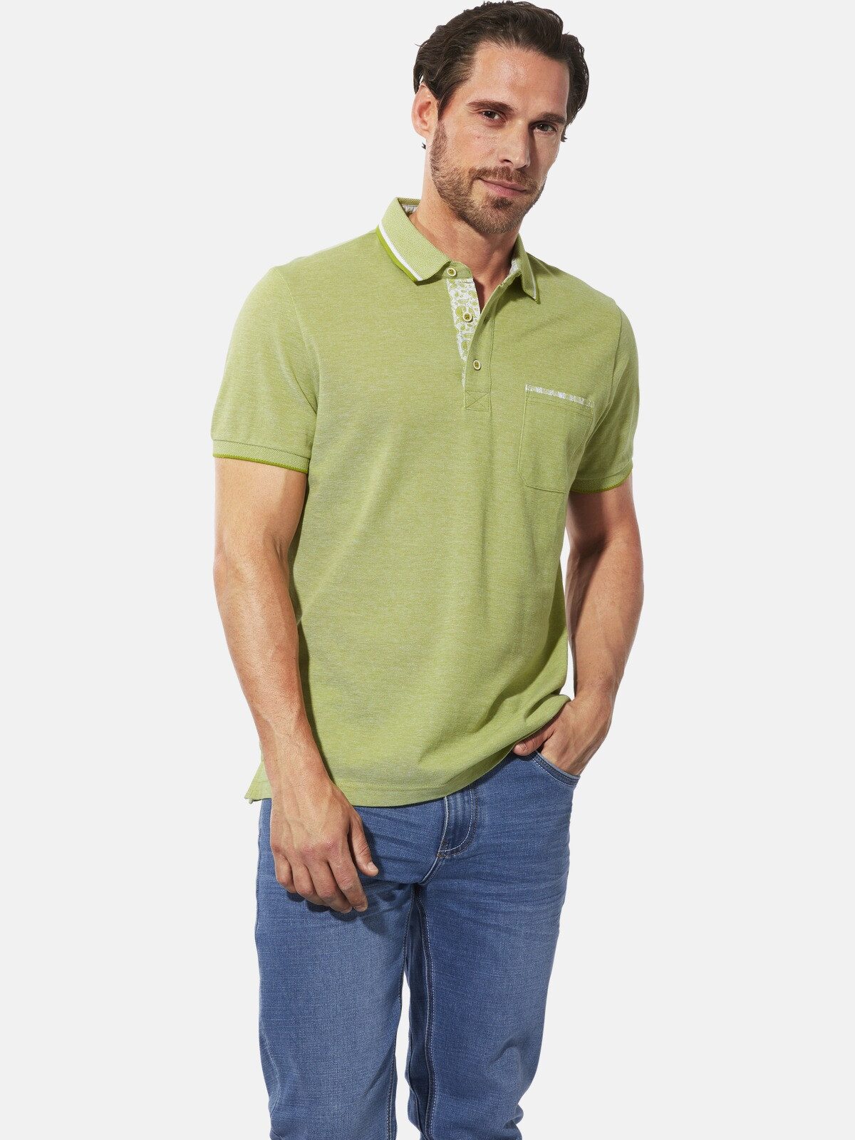 Babista Poloshirt MOZZITANI mit Kontrastdetails