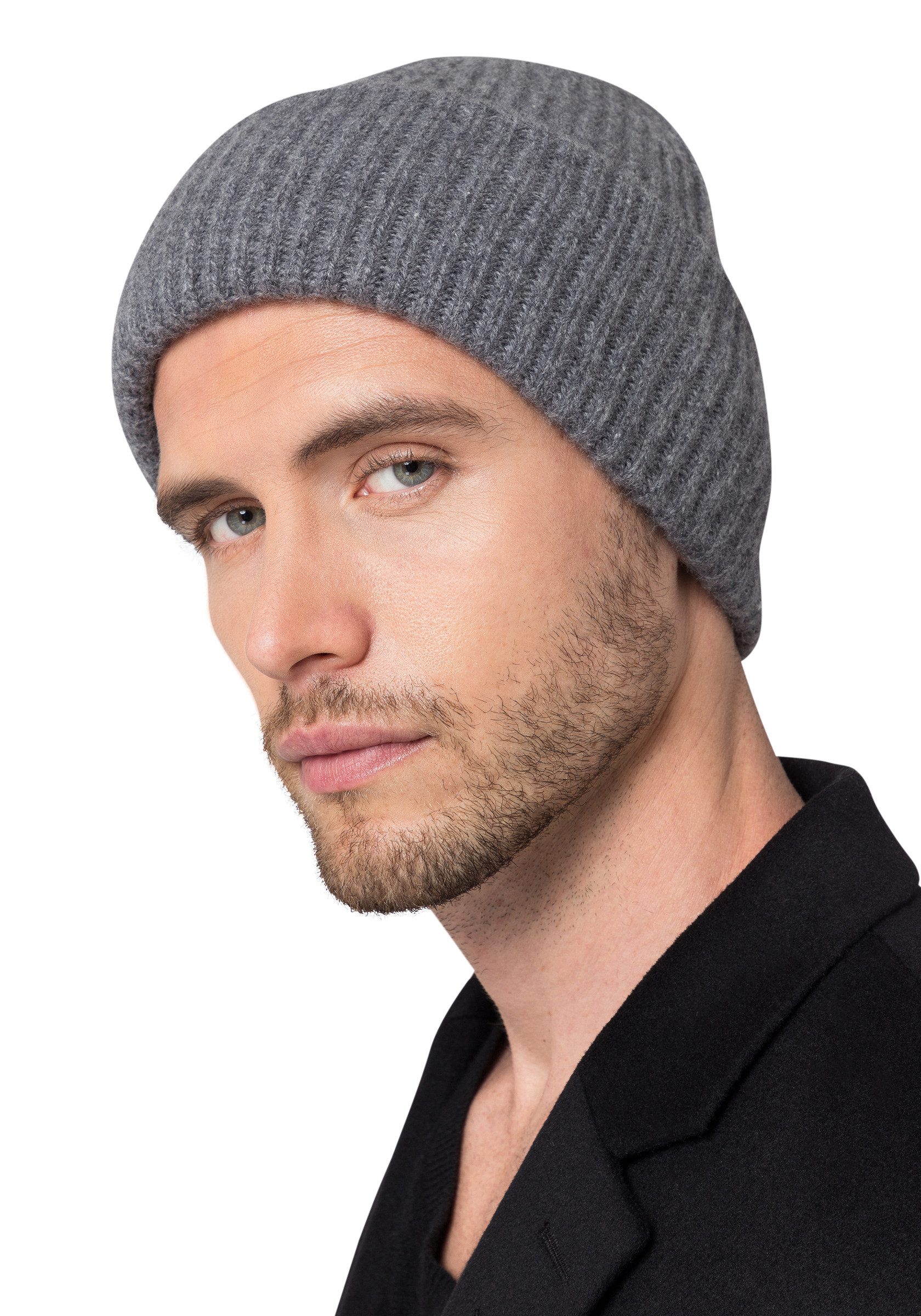 Style & Republic Beanie Kaschmir Chunky Beanie Herren