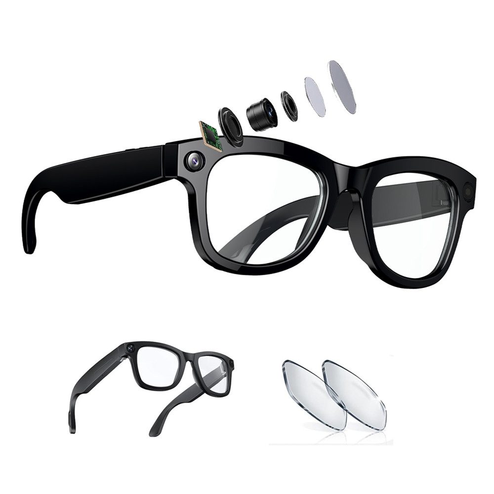 AeroAxis Videobrille AI Smart Glasses Sonnenbrille Video Brille mit HD 1018 günstig online kaufen
