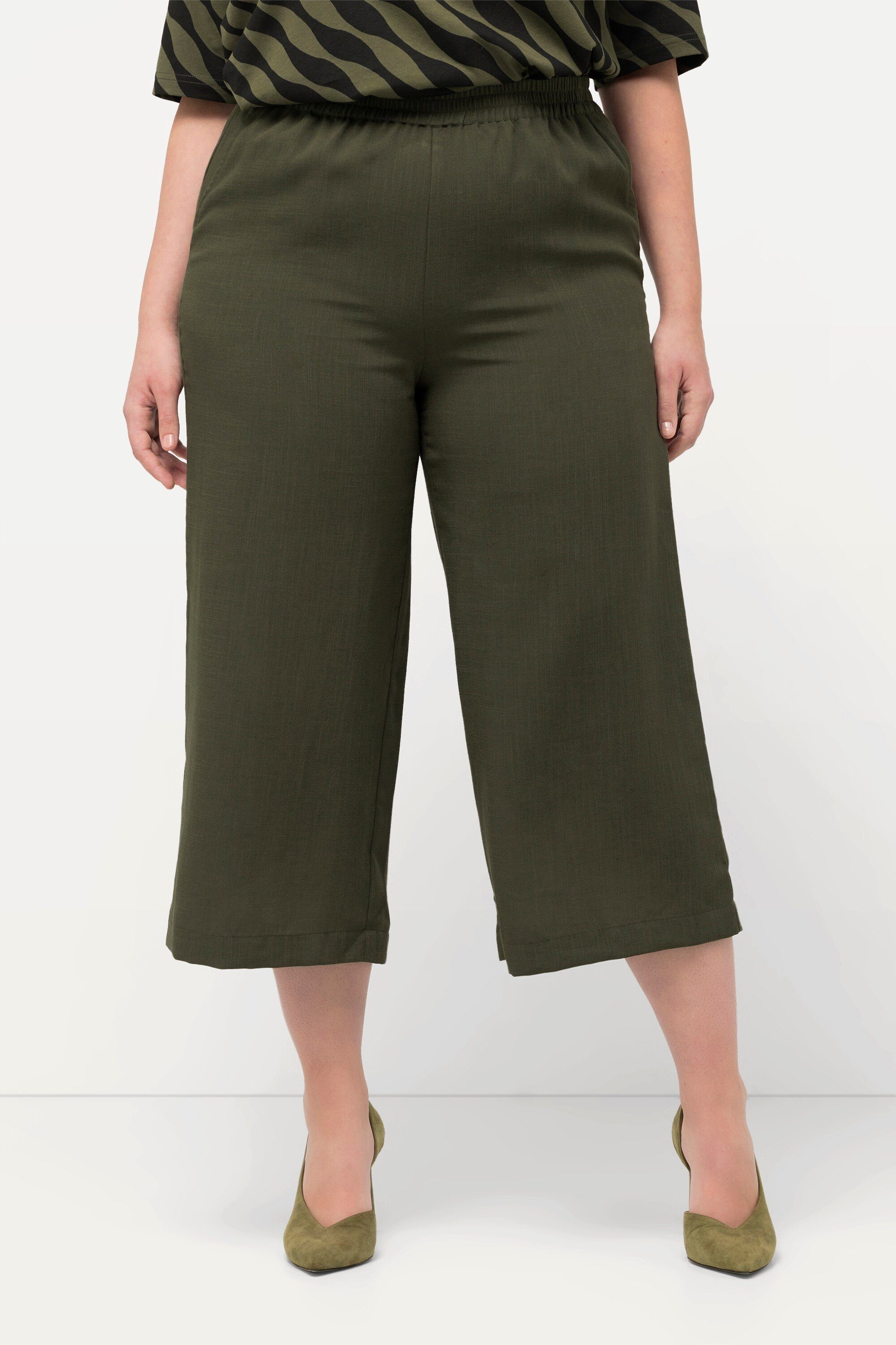 Ulla Popken Culotte Culotte wadenlang weites günstig online kaufen