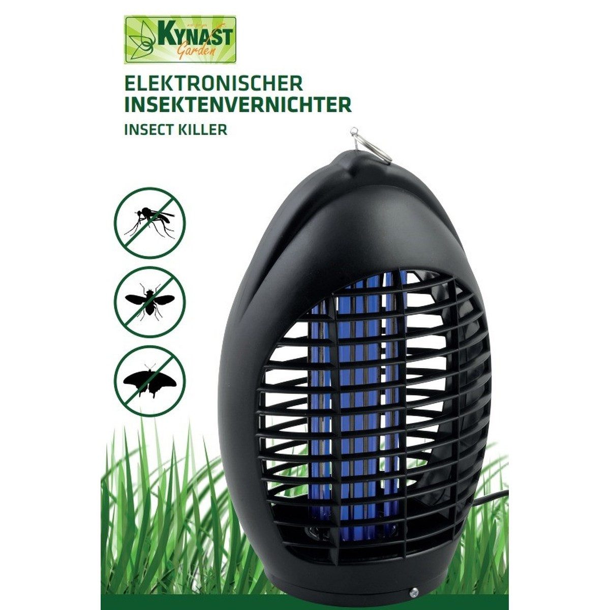 EXPO-Börse GmbH Insektenkiller elektrische UV-Falle Kynast Garden schwarz 24,5cm Leist