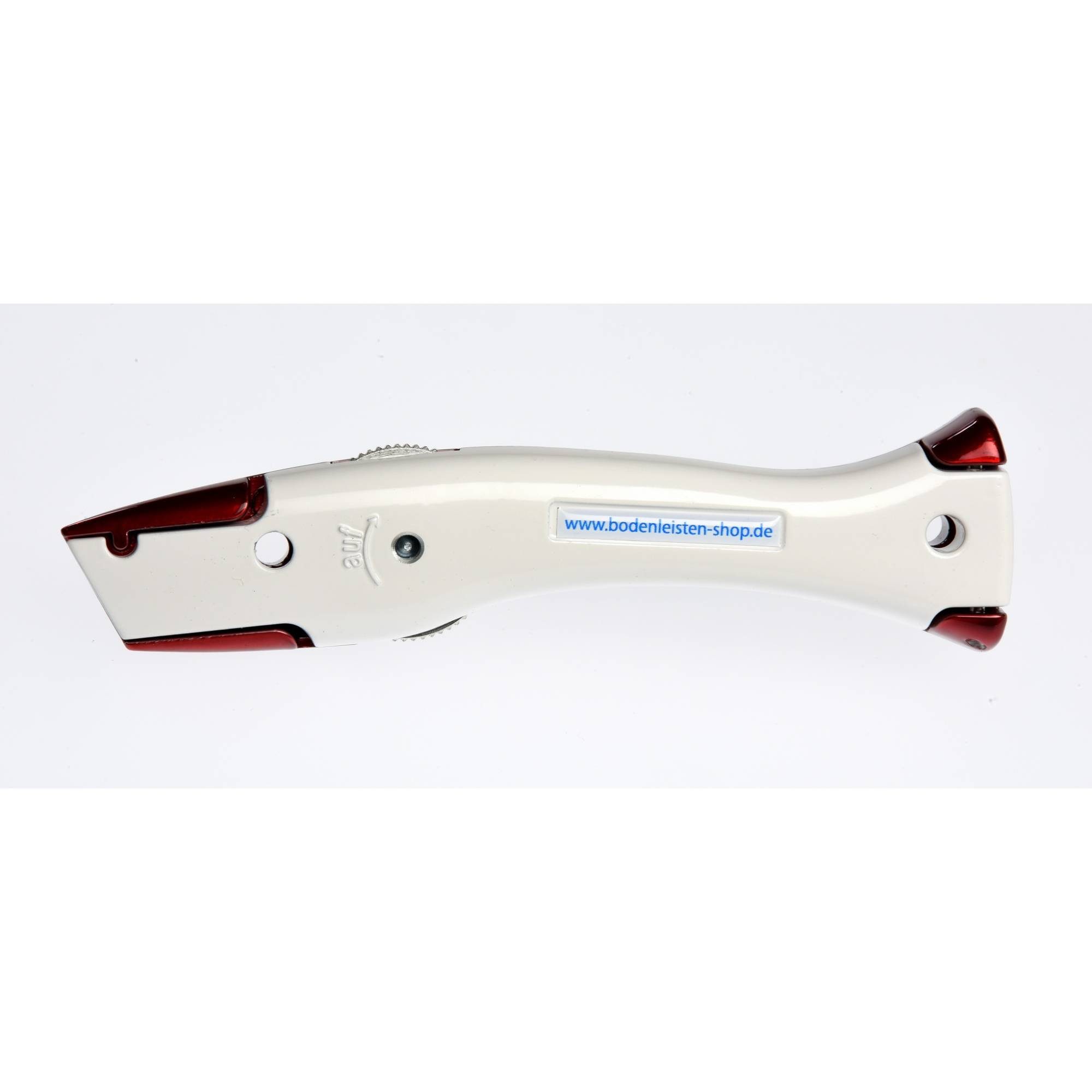 Universalmesser Delphin®-03 Cutter Cuttermesser Candy Style-Edition Weiss Delphin - Rot