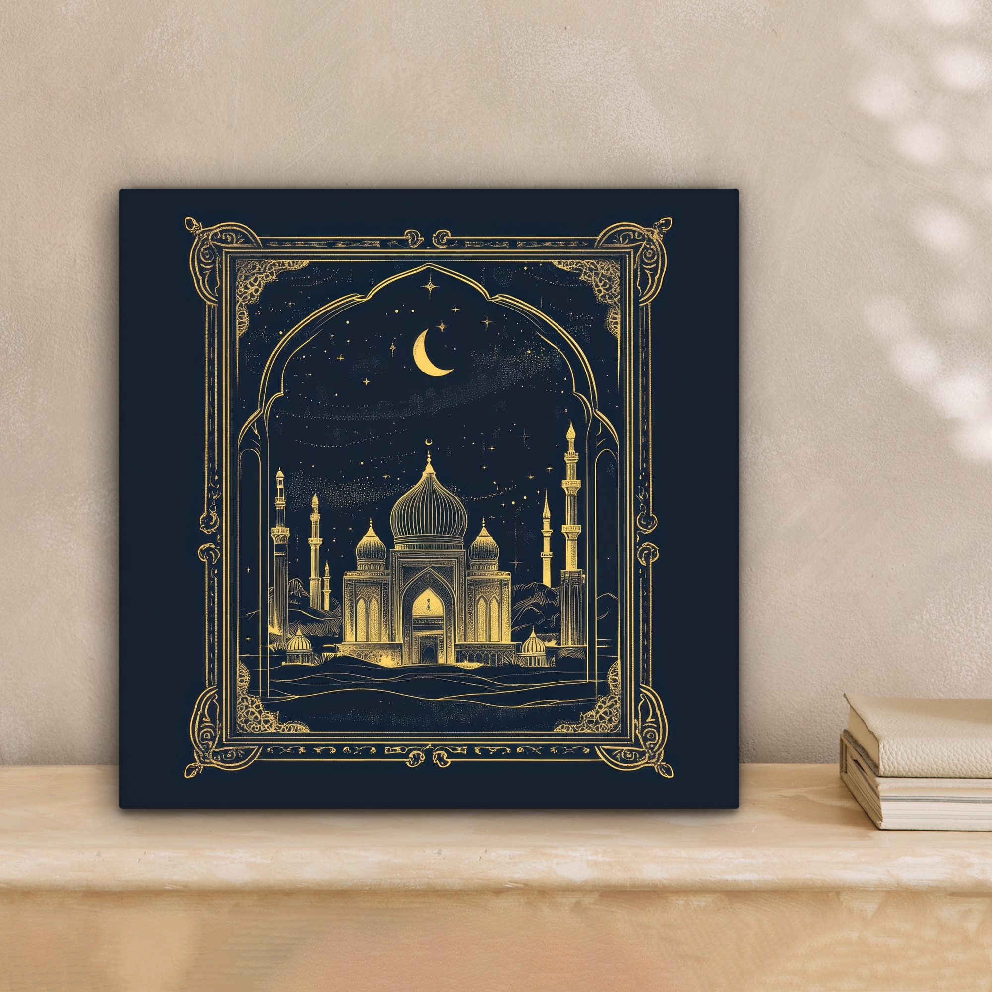 OneMillionCanvasses® Leinwandbild Moschee - Islam - Gold - Ramadan - Islami günstig online kaufen