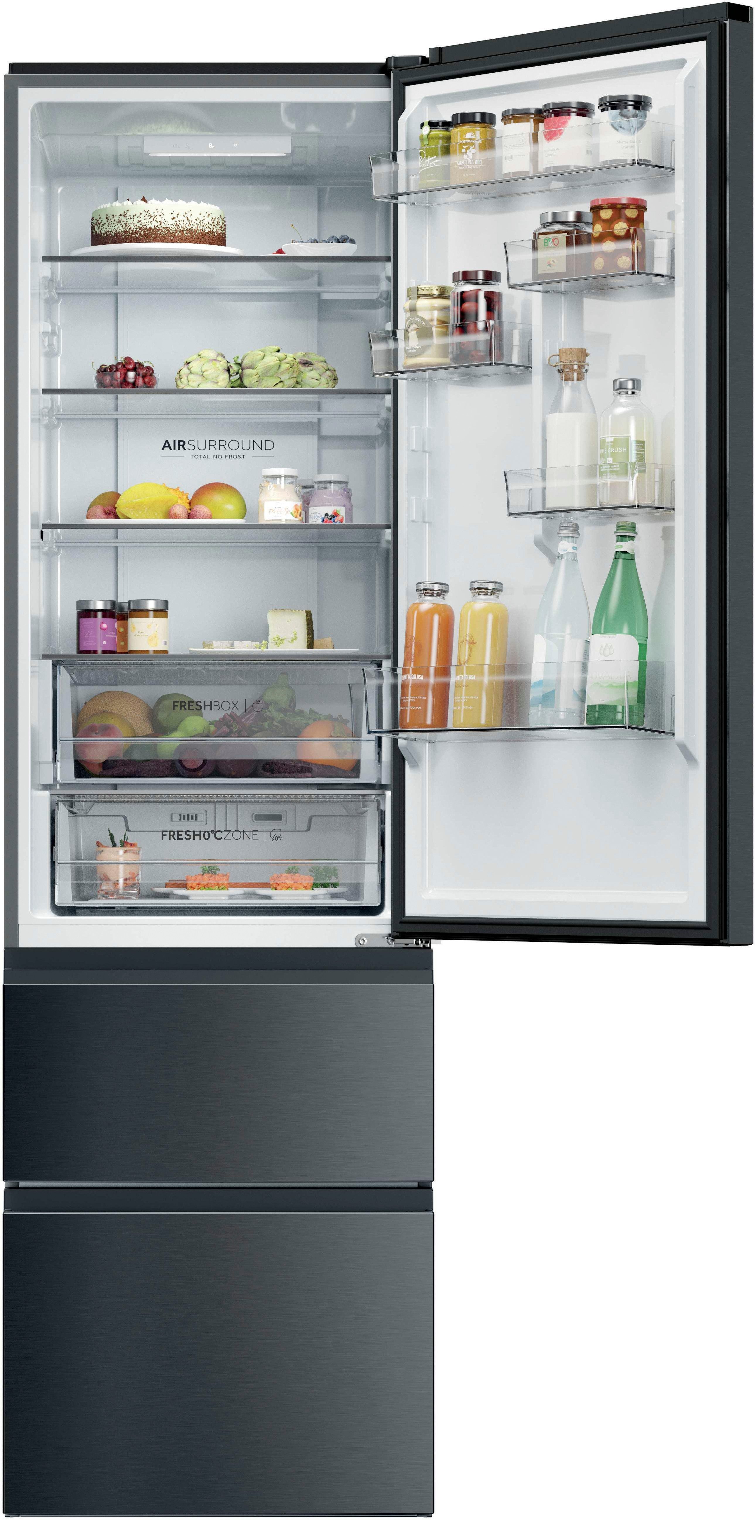 Haier Kühl-/Gefrierkombination Combi 3D 60 HTR3620CNMP, 205 cm hoch, 59,5 cm breit, Easy Access-Gefrierschubladen: Alles schnell gefunden – Bild 4 von 5