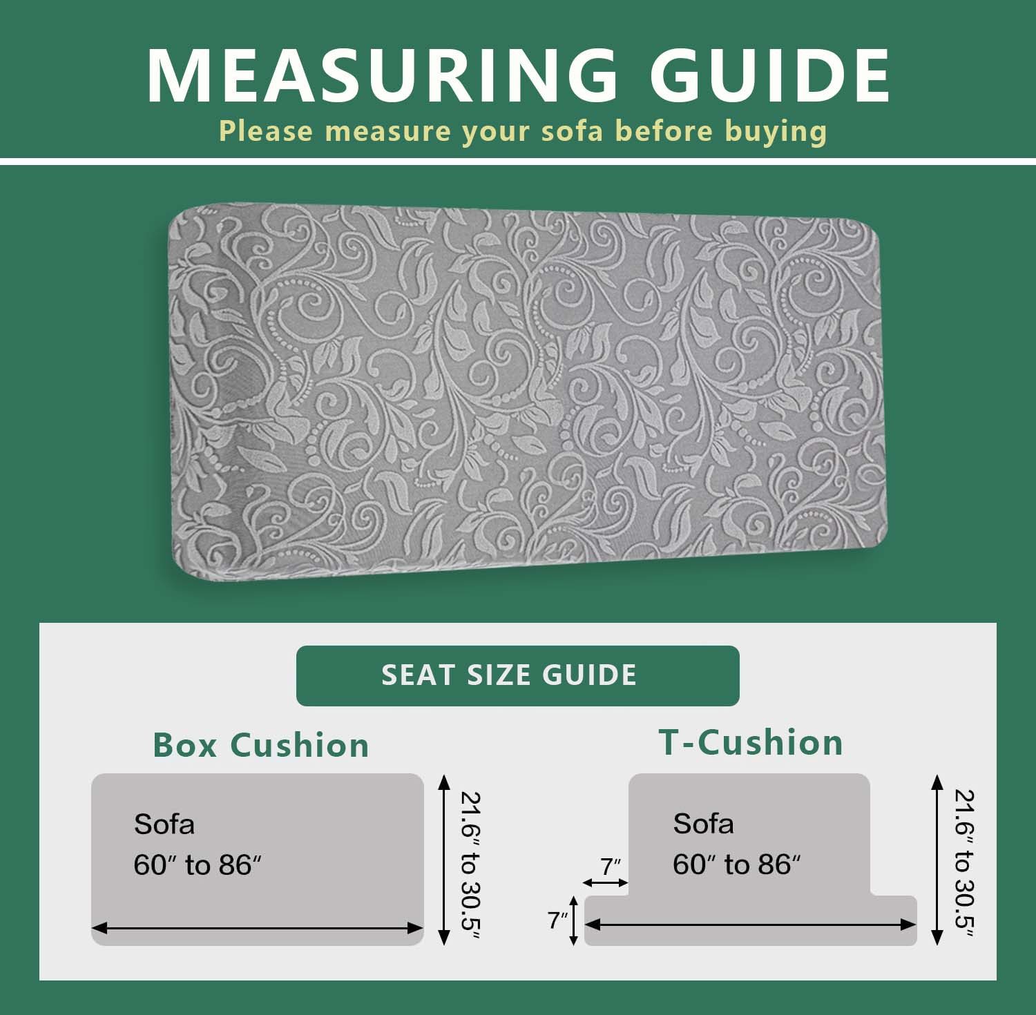 BTTO Sofahusse Stretch Floral Sofa Sitzkissenbezug Sofabezug,Spandex Sofasi günstig online kaufen