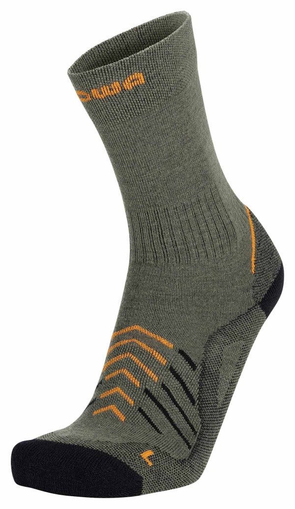 Lowa Wandersocken Crew Renegade (Merinowolle/Polyamid) forestgrün - 1 Paar günstig online kaufen