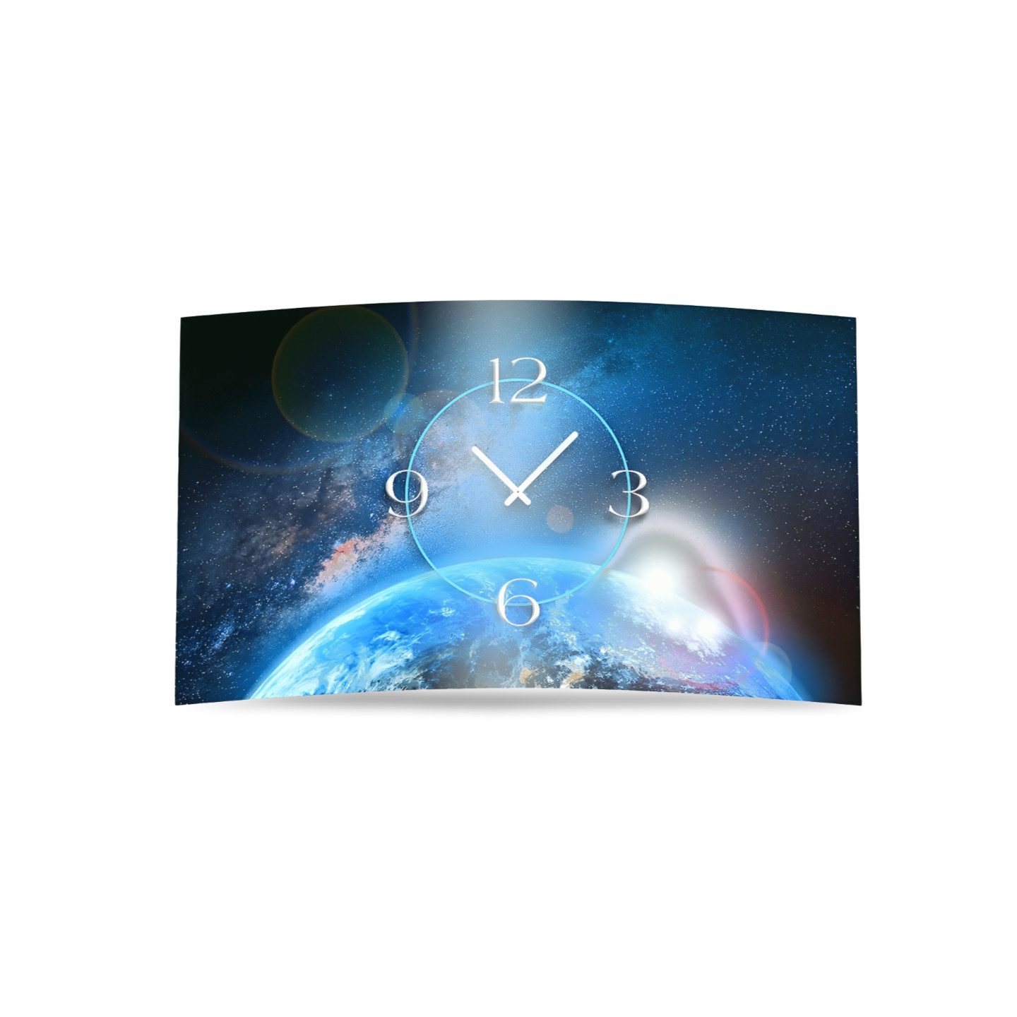 dixtime Wanduhr Galaxy All Weltraum Designer Wanduhr (Einzigartige 3D-Optik günstig online kaufen