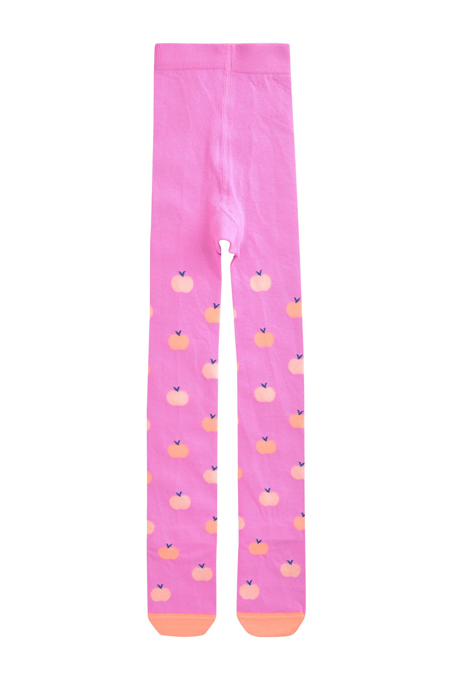 Next Strumpfhose Strumpfhosen mit Baumwolle und Apfelmuster (1 St)