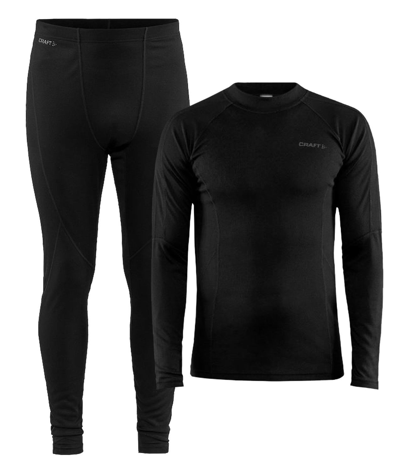 Craft Thermounterhemd Core Warm Baselayer Set (2-St., Lange Unterhose und Langarmshirt) mit weich angerautem Innenfutter