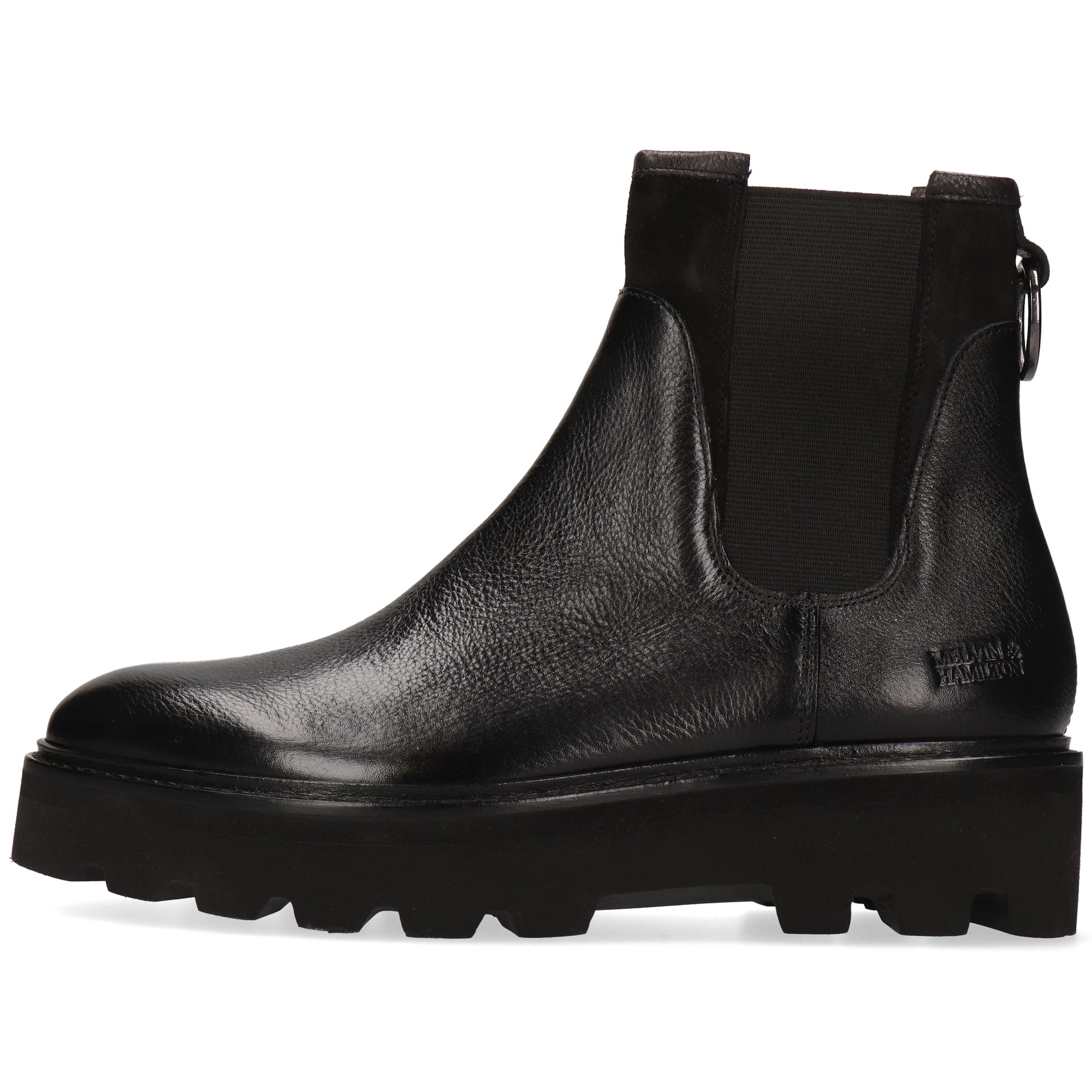 Melvin & Hamilton Sally 187 Leder-Stiefeletten für Damen Stiefelette Plateausohlen, Echtes Leder