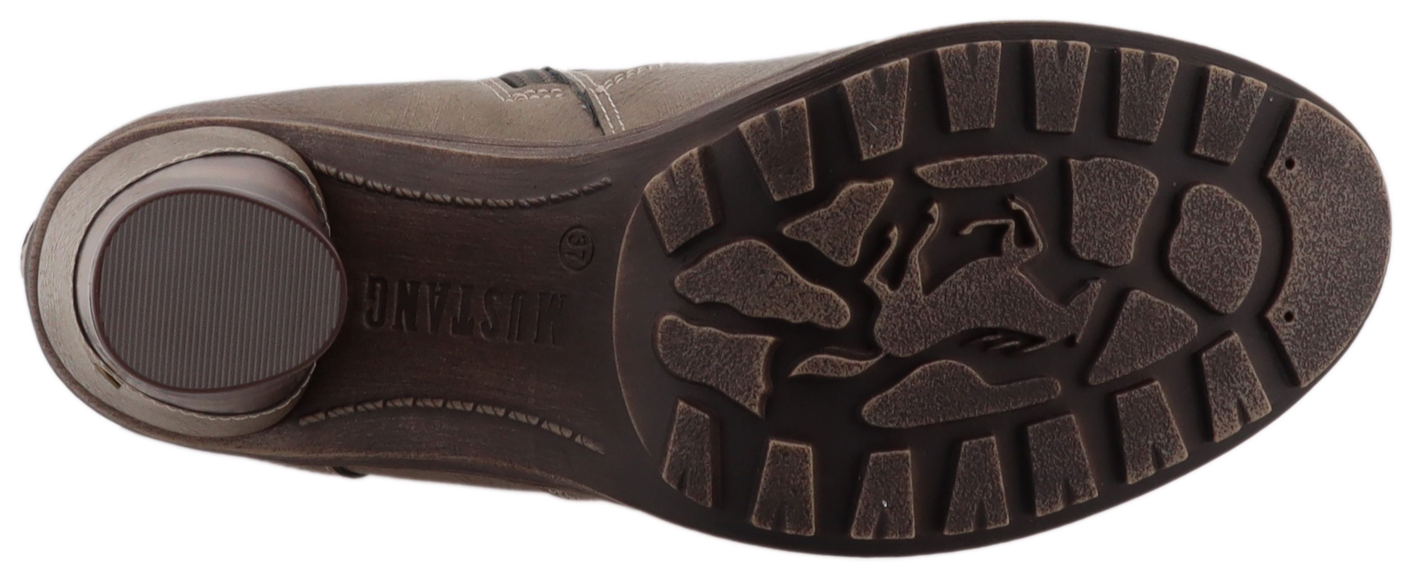 Mustang Shoes Palma Winterstiefel Kurzstiefel, Winterstiefel mit wärmendem Textifutter – Bild 3 von 5