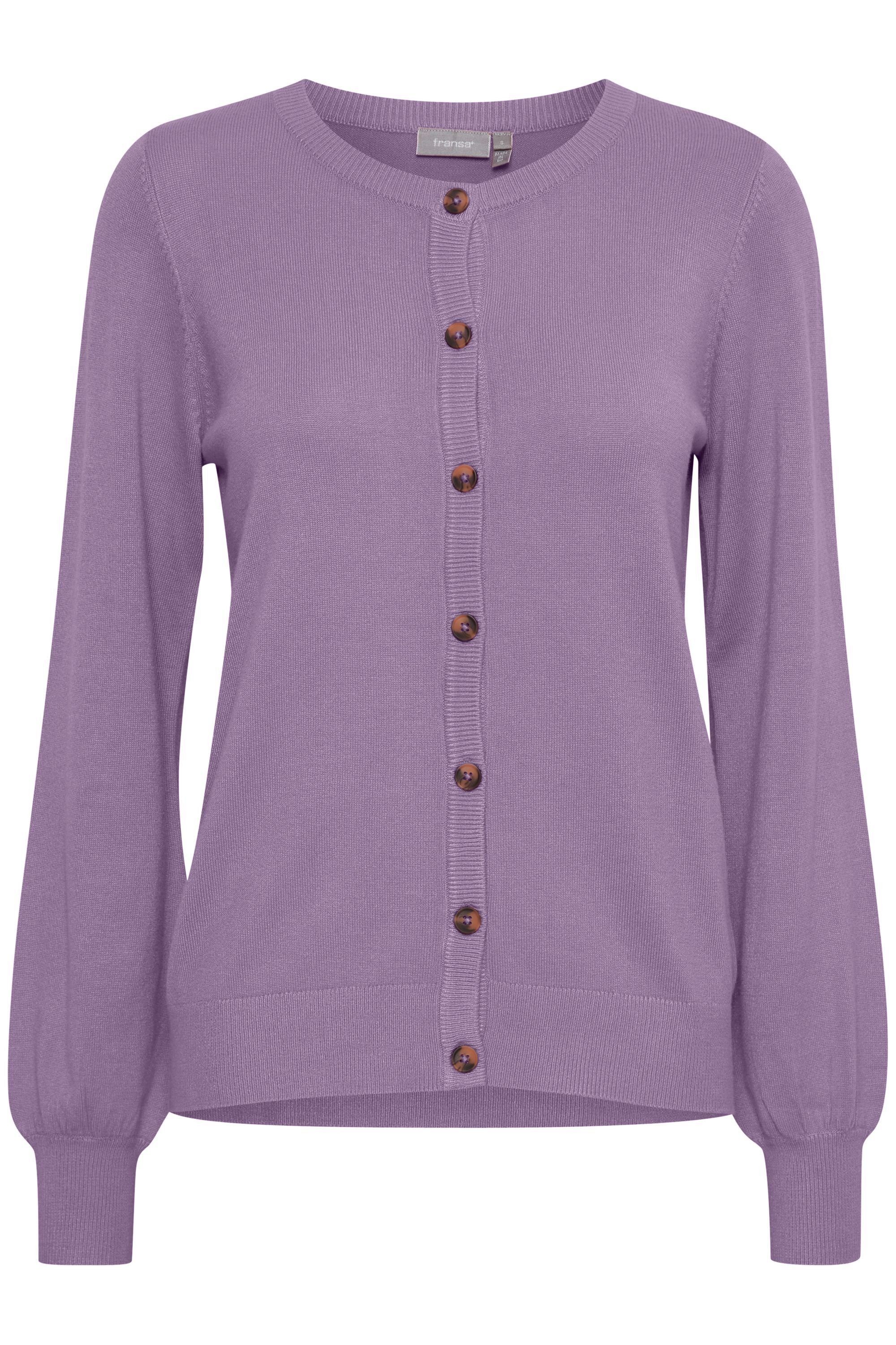 fransa Cardigan Fransa FRBLUME CAR Haze 5 Purple