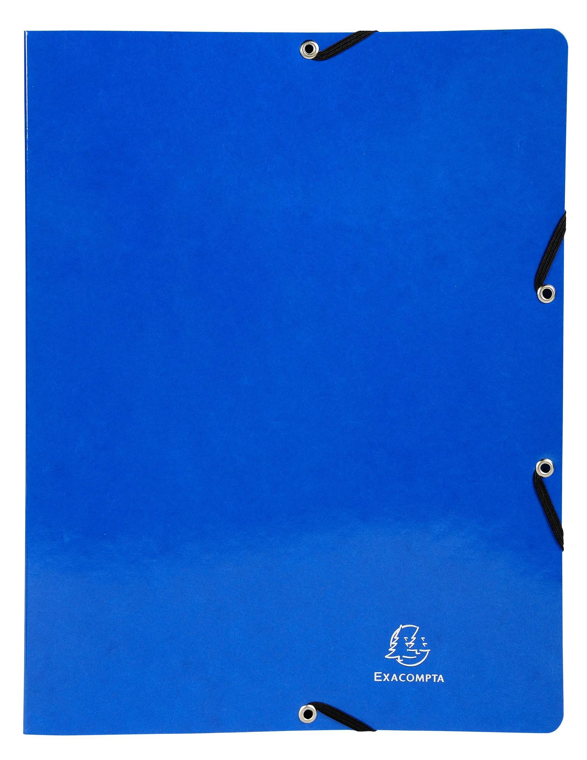 EXACOMPTA Ringbuchmappe 20x Ringhefter Gummizug Karton 2Ring Rücken 20mm A4 sortiert 54829E, Karton Ringbücher