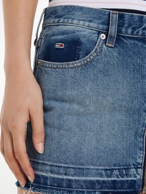 Tommy Jeans Jeansrock Webrock mit Tommy Jeans Markenlabel