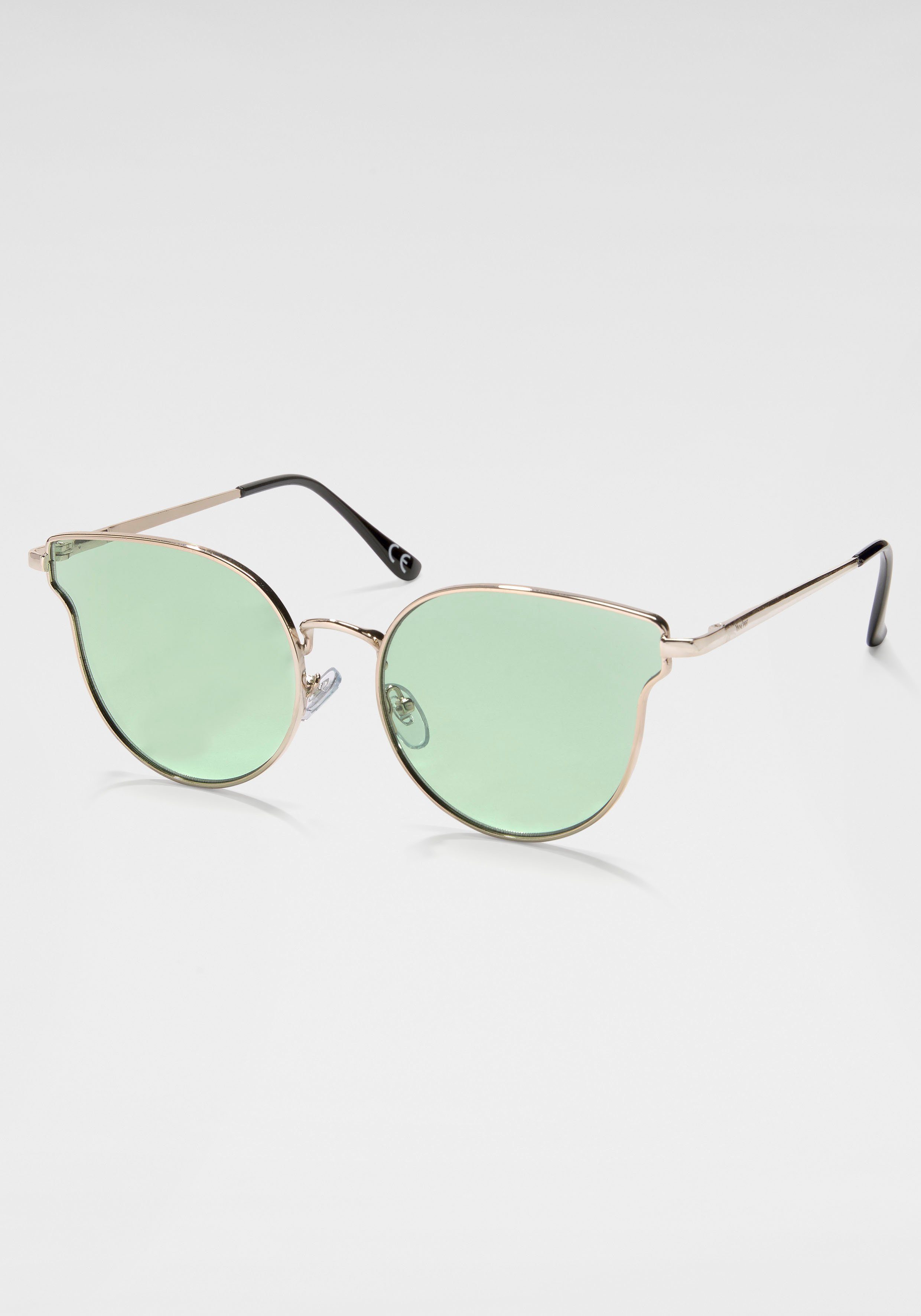 YOUNG SPIRIT LONDON Eyewear Sonnenbrille, Damensonnenbrille Zippo Sonnenbrille »Yellow Flash Transparent Gelb« | OTTO