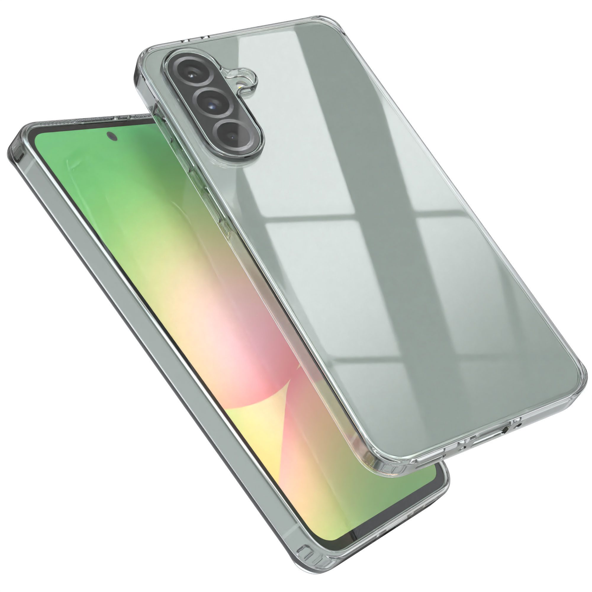 EAZY CASE Handyhülle für Samsung Galaxy A56 Hülle Silikon 6,7 Zoll, Schutzhülle Kameraschutz Silikonhülle Transparent Handyhülle Slimcover